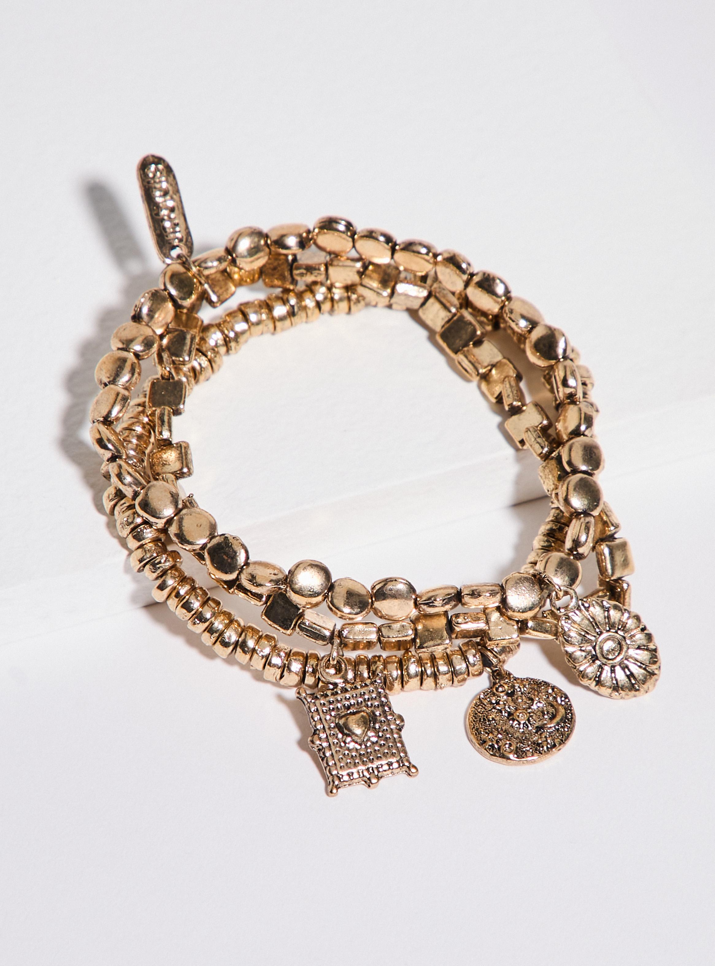 Pulsera Pack de Metal Elasticada-2