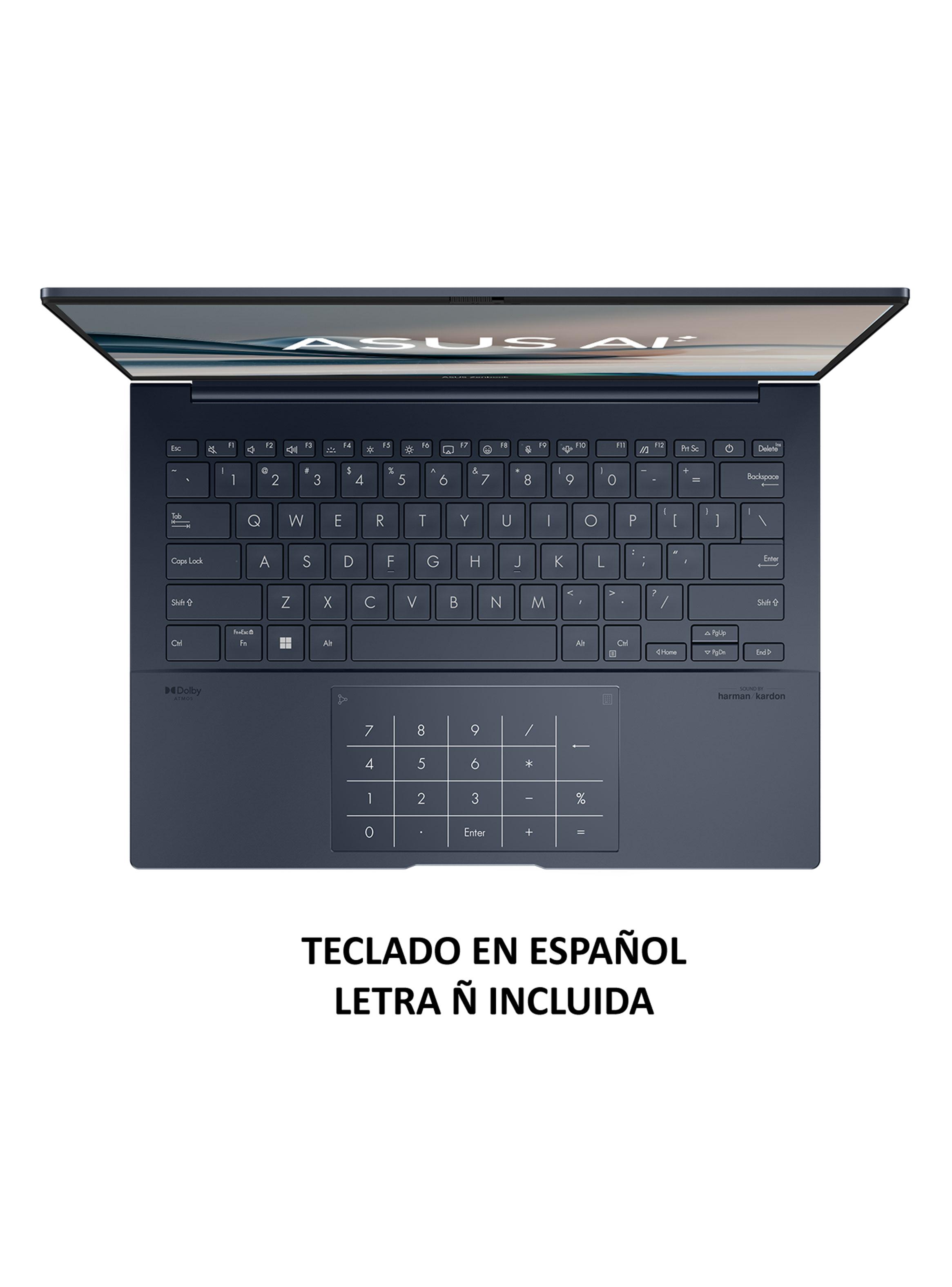 Notebook Zenbook 14 OLED UX3405 Intel Ultra 7 16GB RAM 1TB SSD 14'' 3K 120Hz Pantalla Touch-5