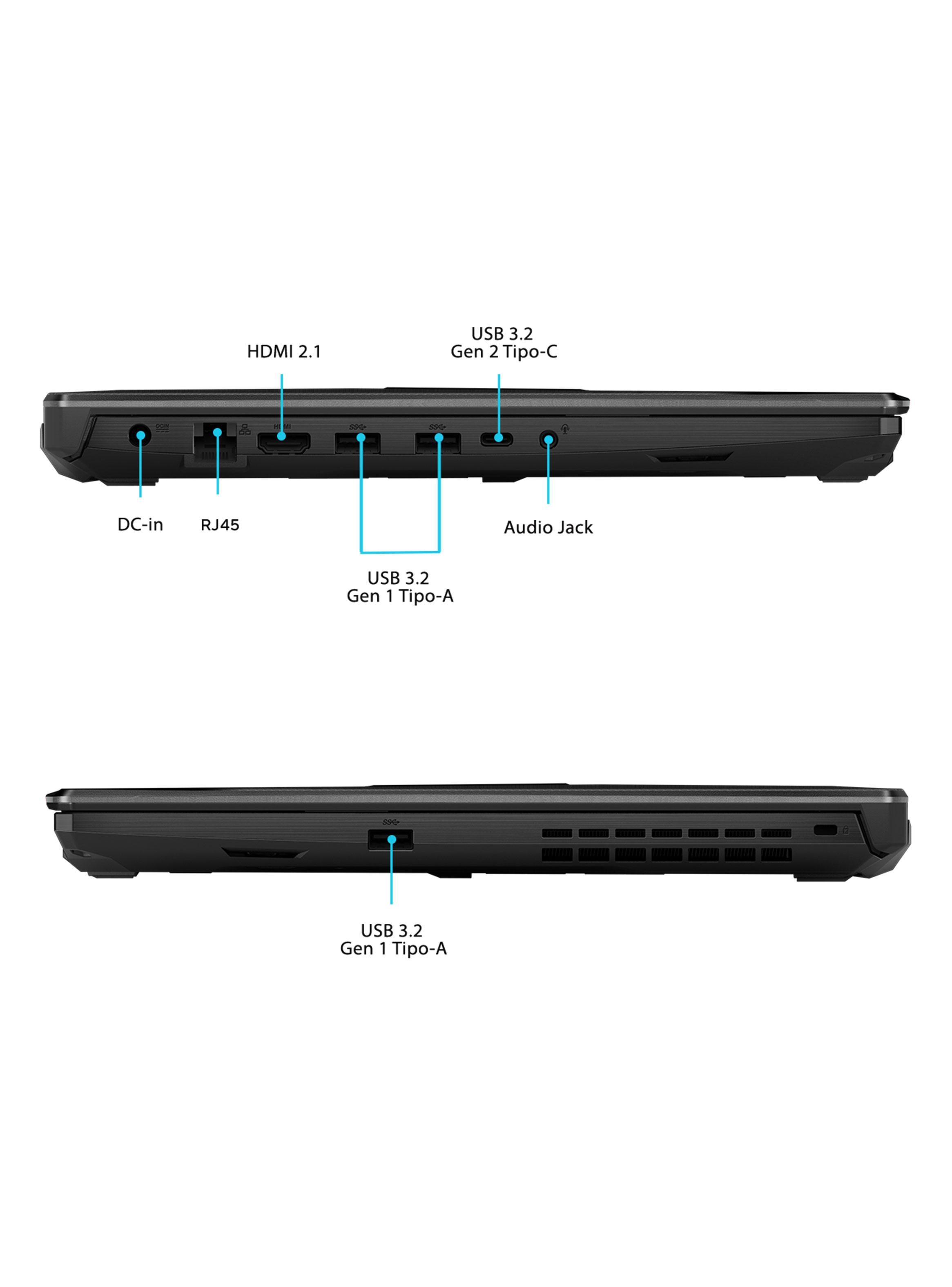 Notebook Gamer TUF A15 FA506 AMD Ryzen 7 NVIDIA RTX 3050 16GB RAM 512GB SSD 15.6'' FHD 144Hz-7