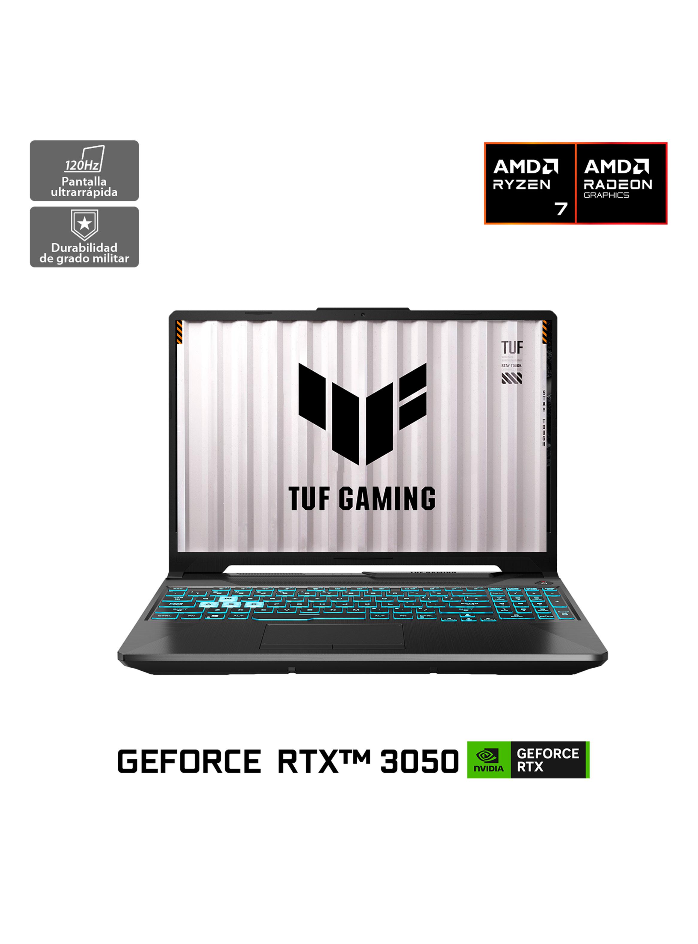 Notebook Gamer TUF A15 FA506 AMD Ryzen 7 NVIDIA RTX 3050 16GB RAM 512GB SSD 15.6'' FHD 144Hz-1