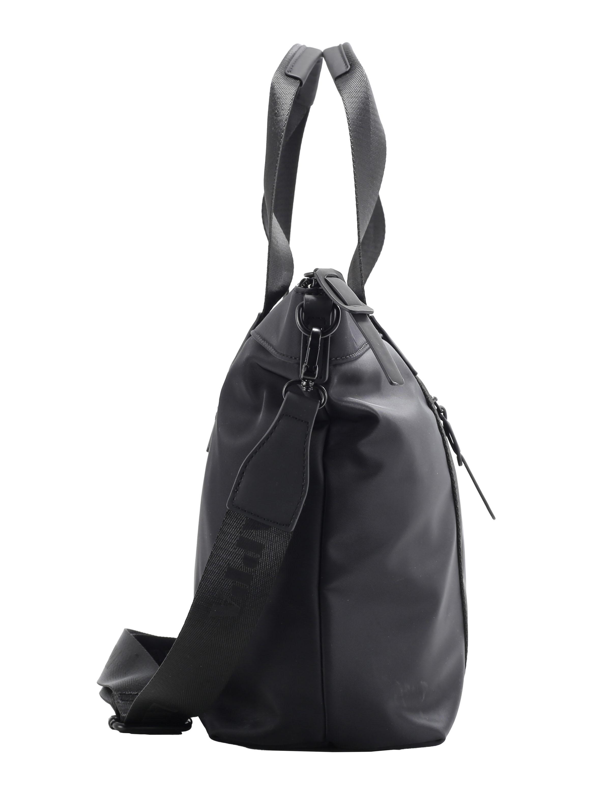 Cartera de Hombro Tote Aldgate Gris Negro-2