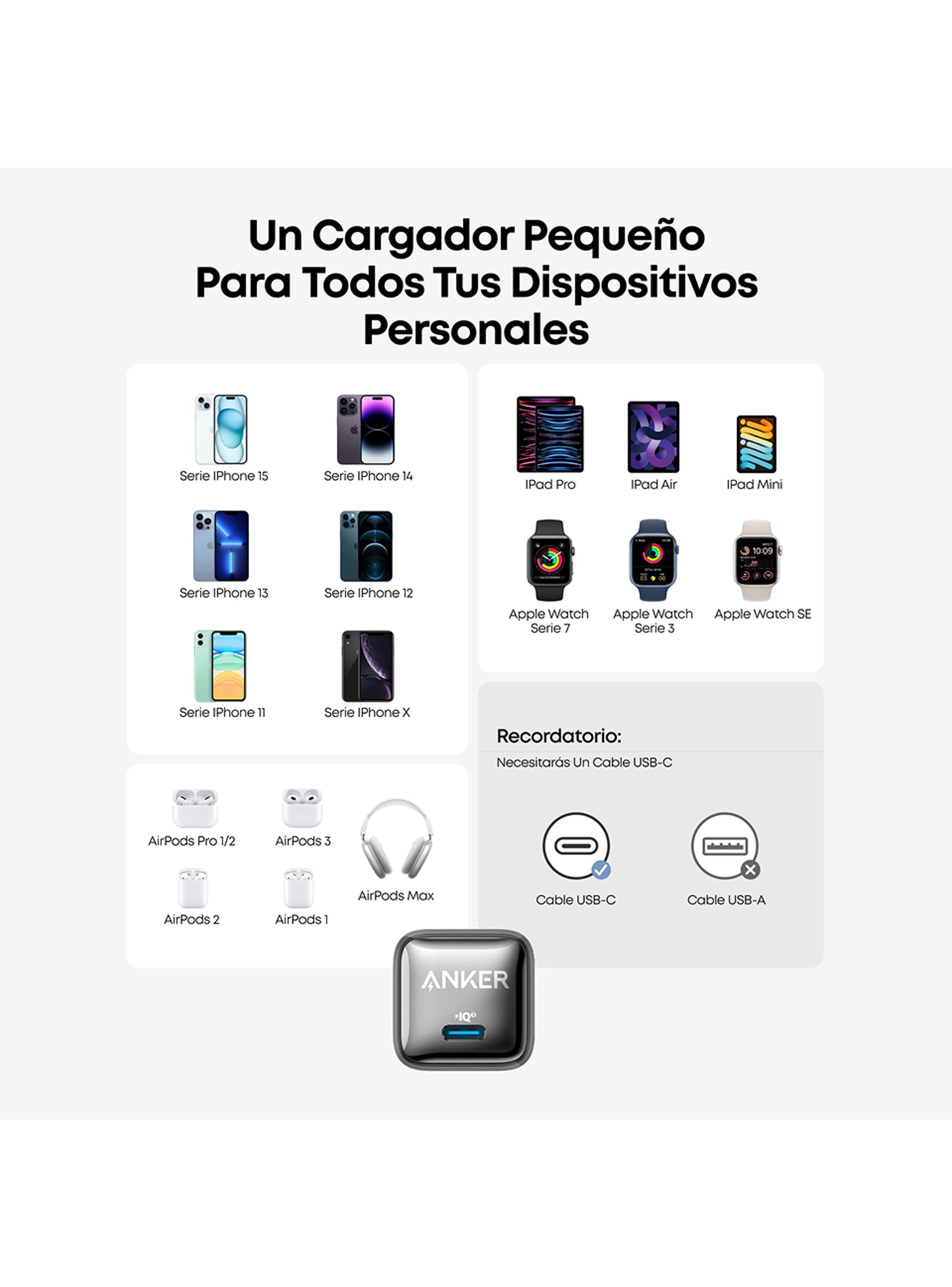 Cargador Nano Pro 20W 1P Negro-3