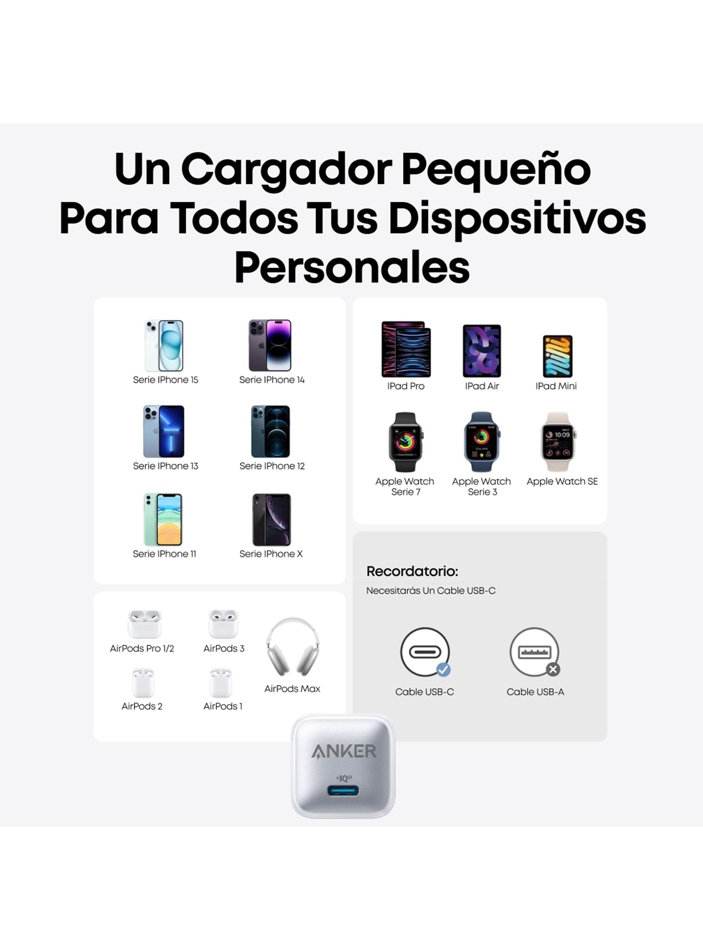 Cargador Nano Pro 20W 1P Blanco-4