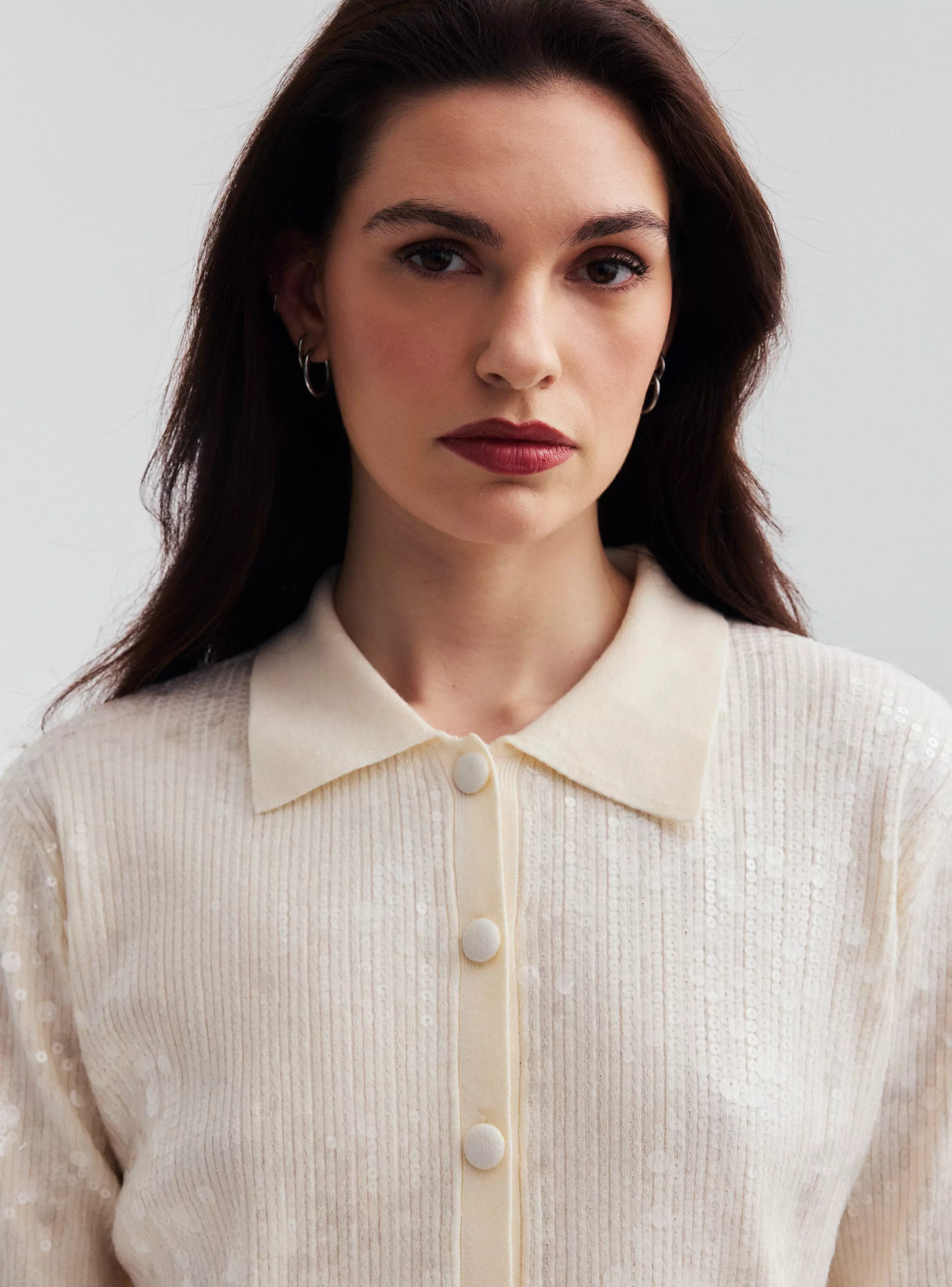 Sweater Cuello Polo Lentejuelas-2