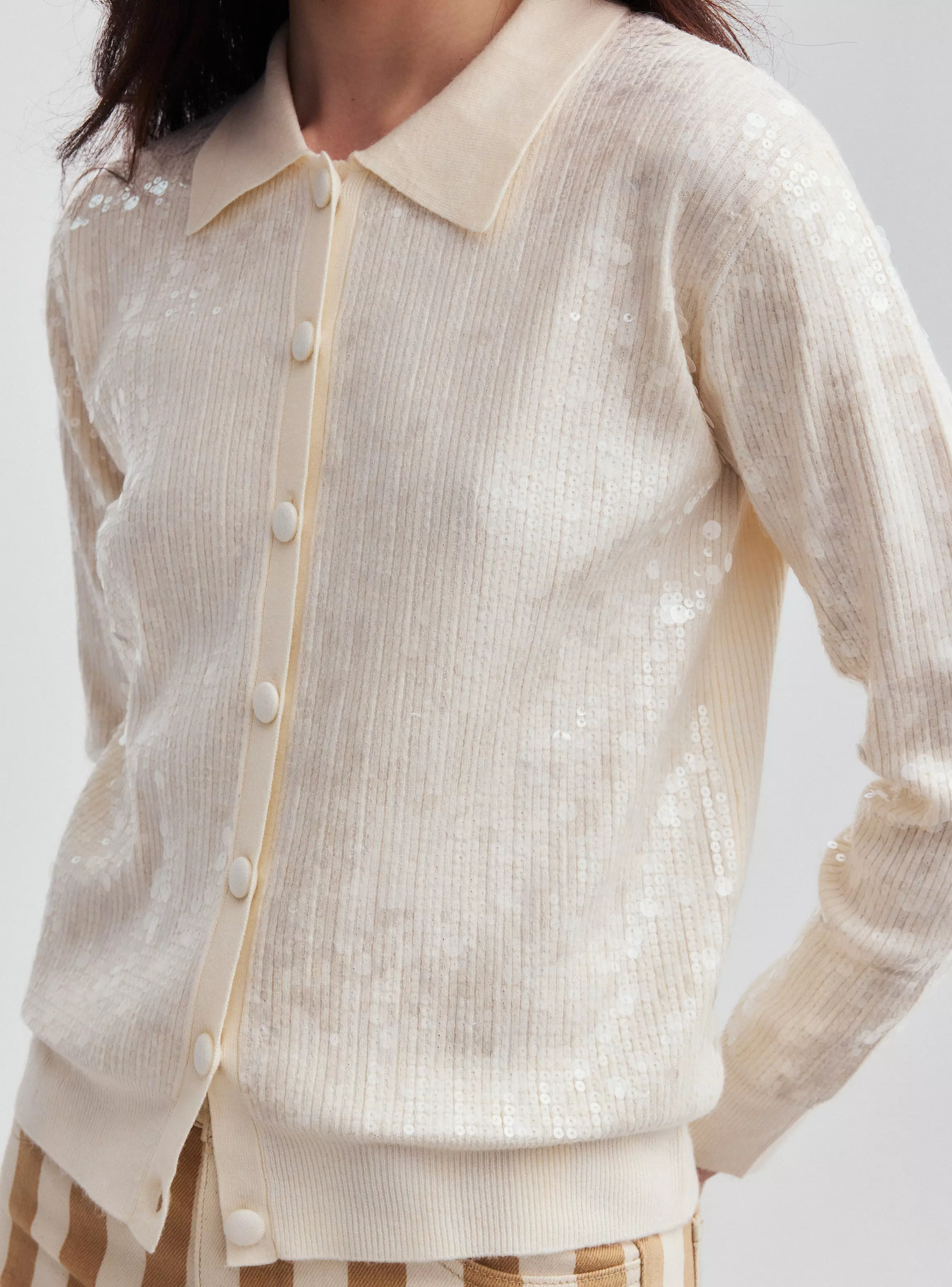 Sweater Cuello Polo Lentejuelas-3