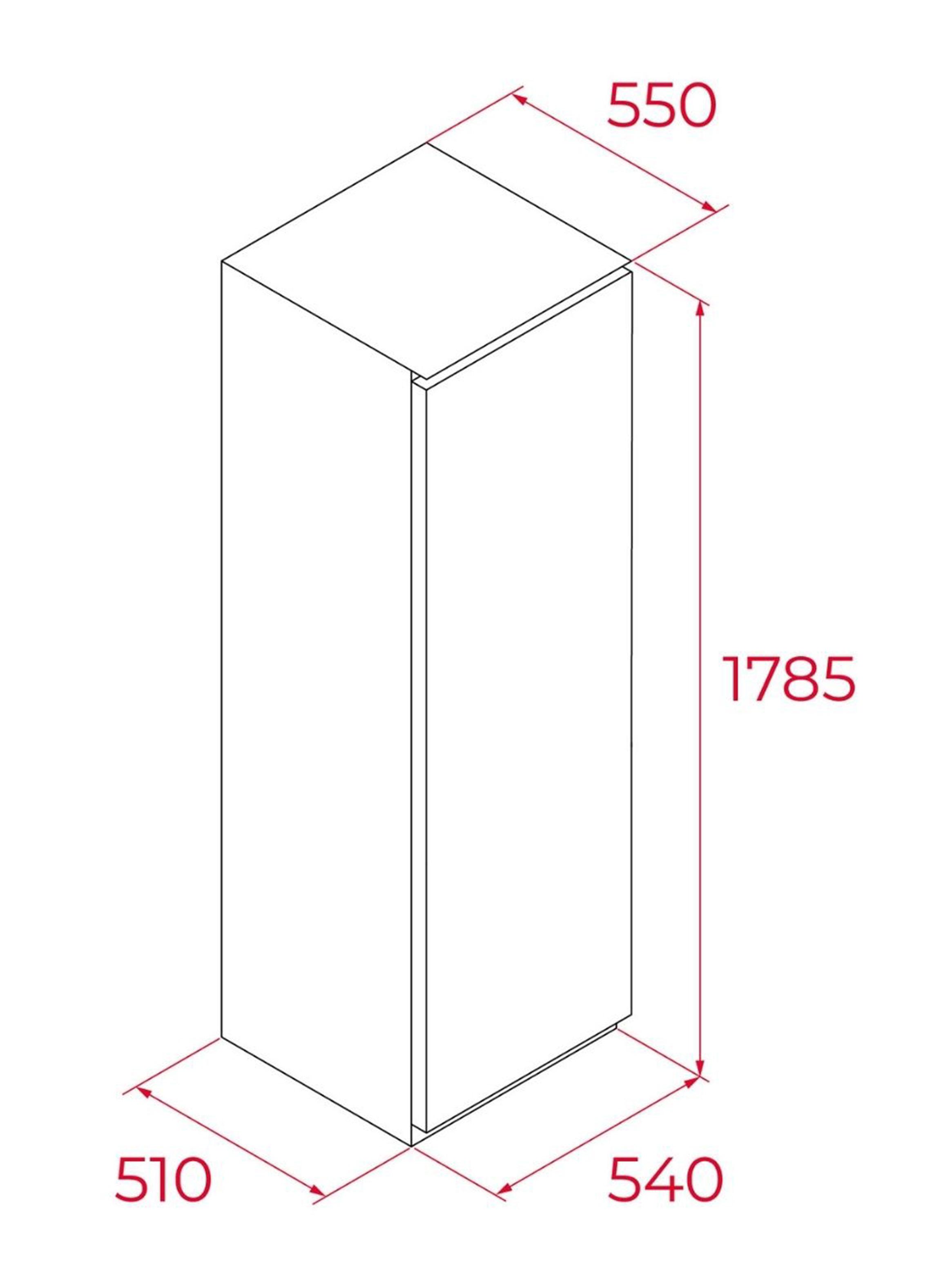Freezer Vertical Integrable No Frost 212 Litros RSF 73385 FI-2