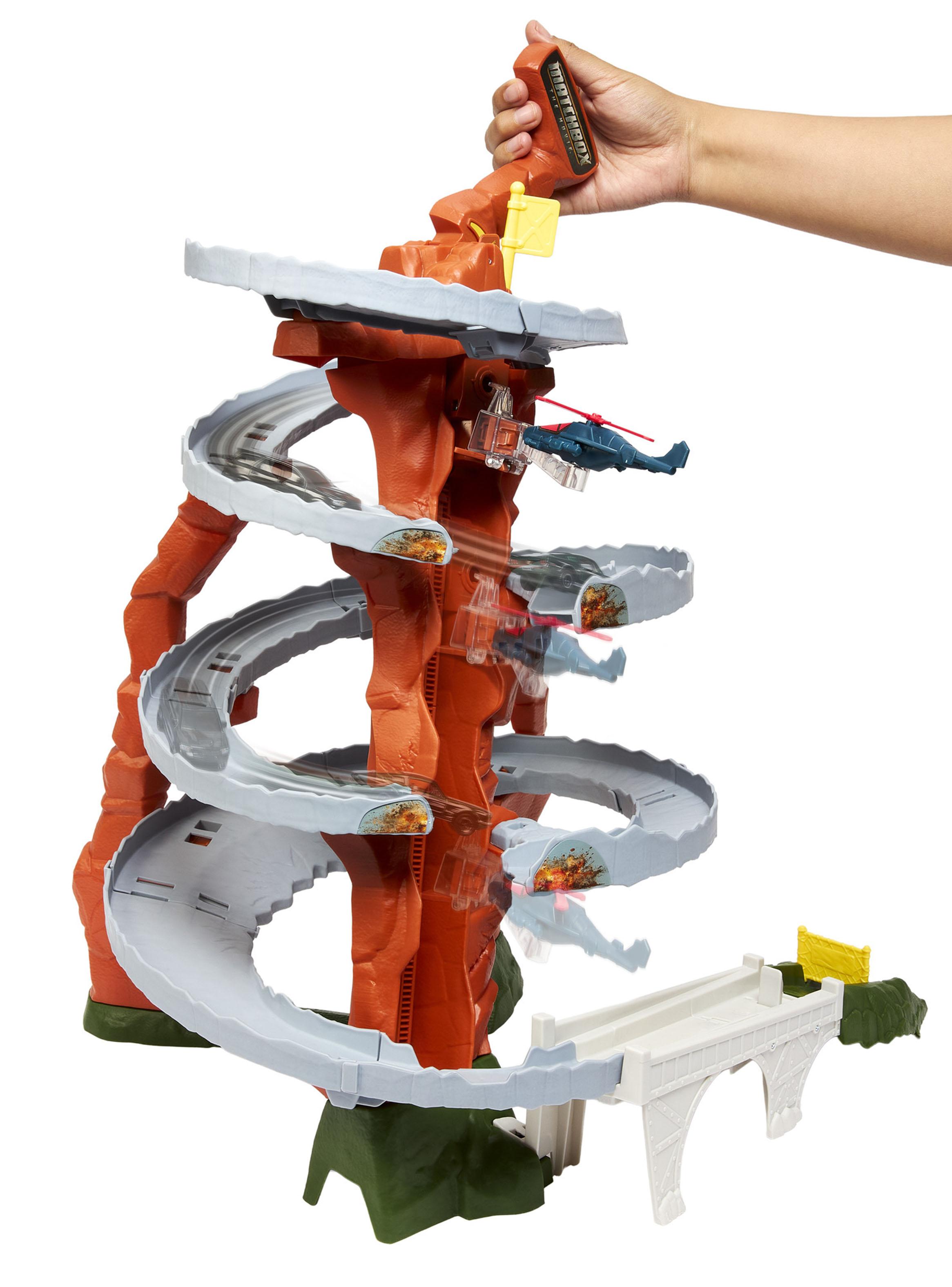 Autopista Escape Helicóptero de la Montaña Matchbox Movie-2