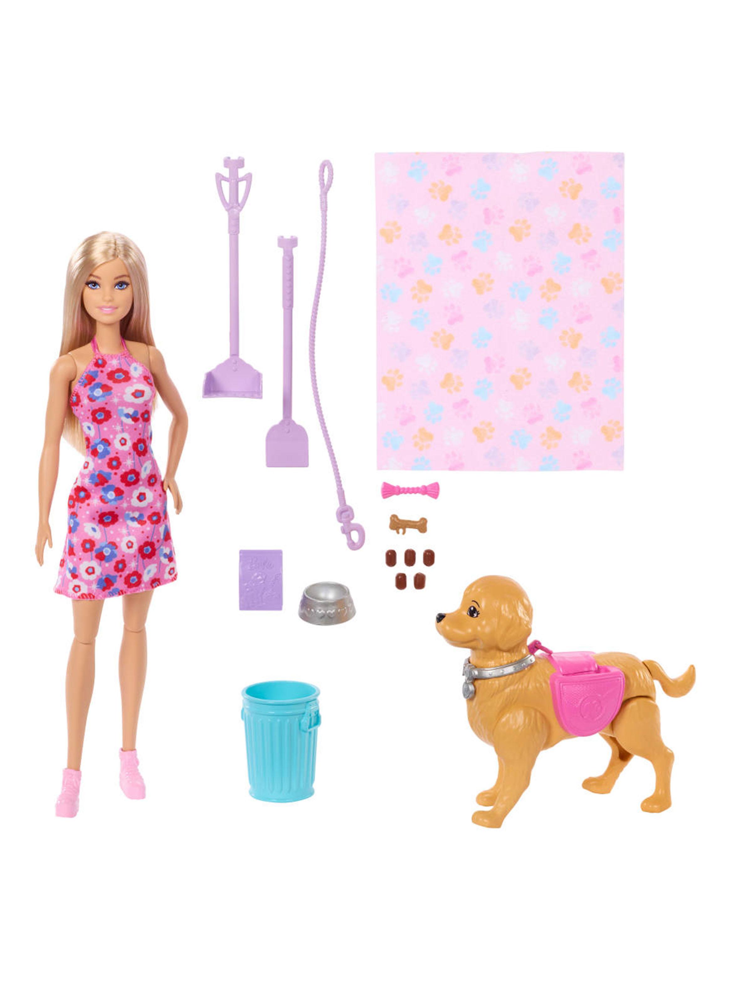 Set de Muñeca con Perrito Paseo y Baño-1
