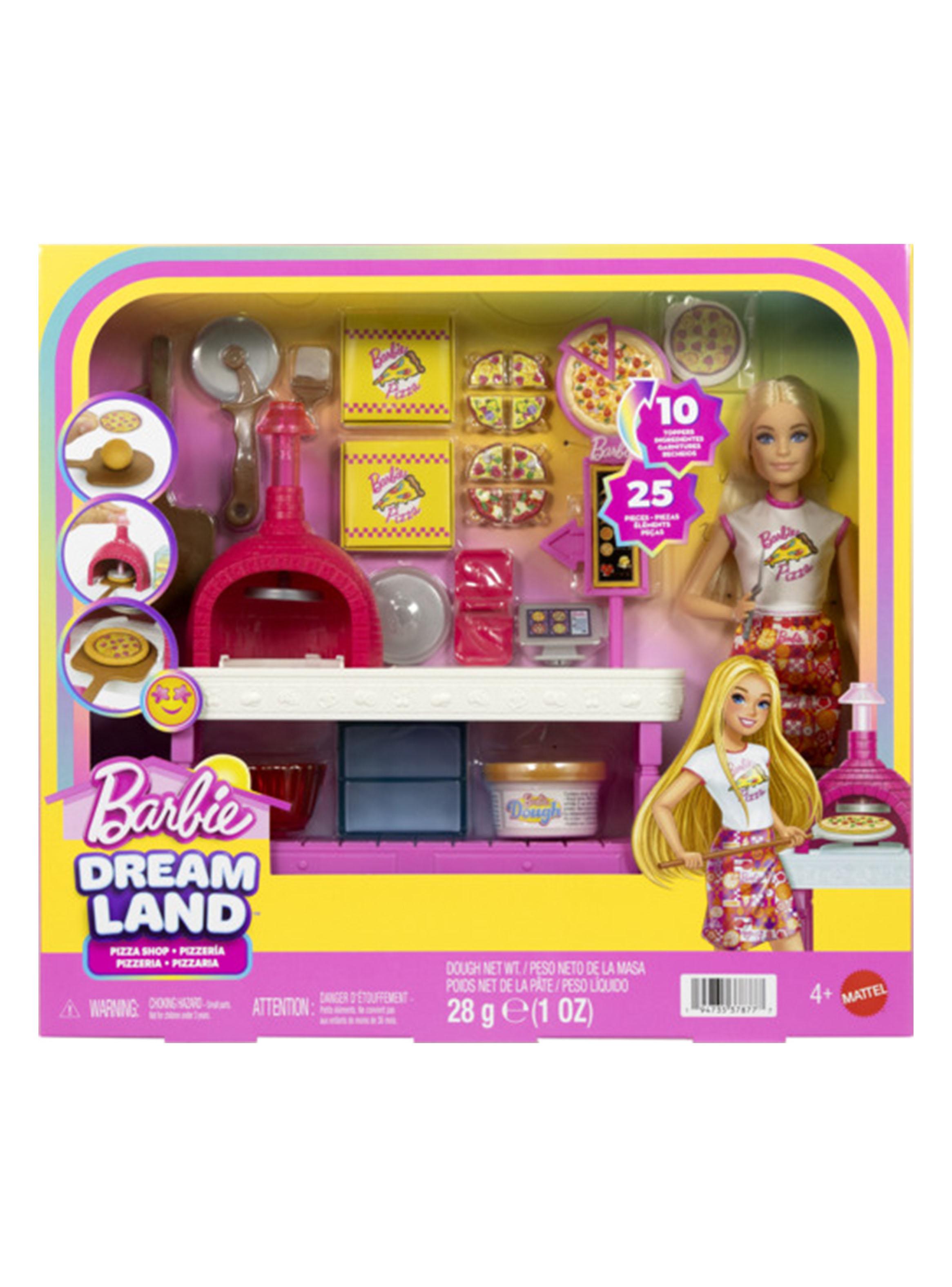 Set Pizzería Muñeca Barbie con Accesorios-1