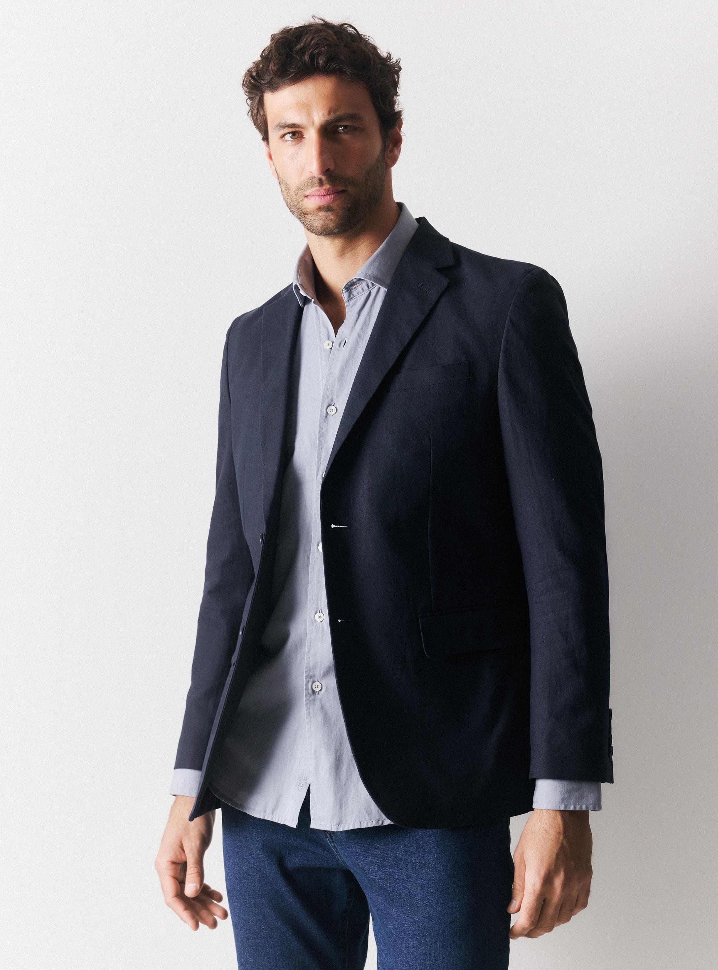 Blazer Liso Lino-0