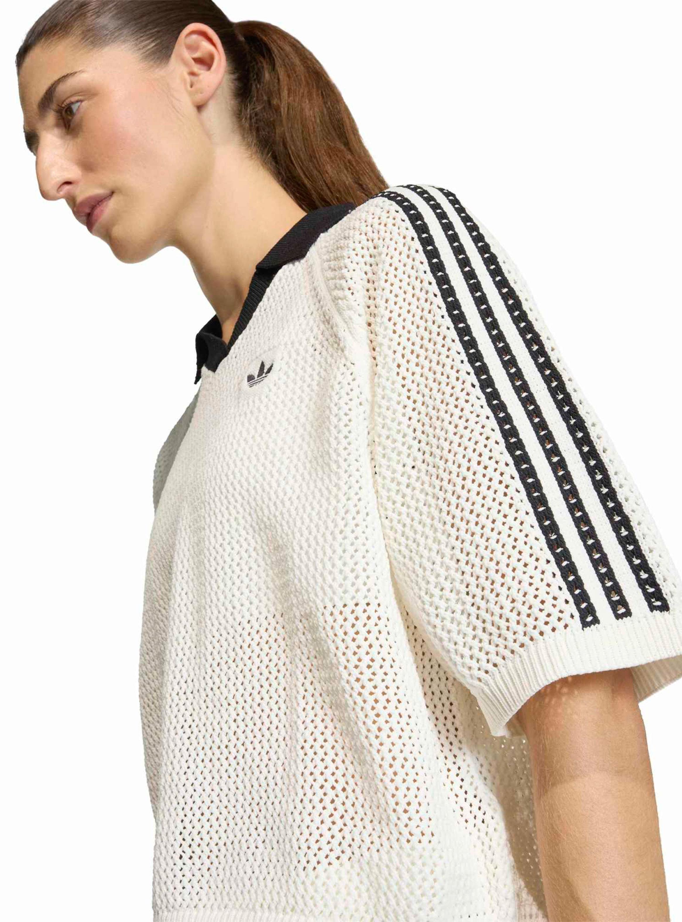 Polera con Cuello de Tejido Crochet-3