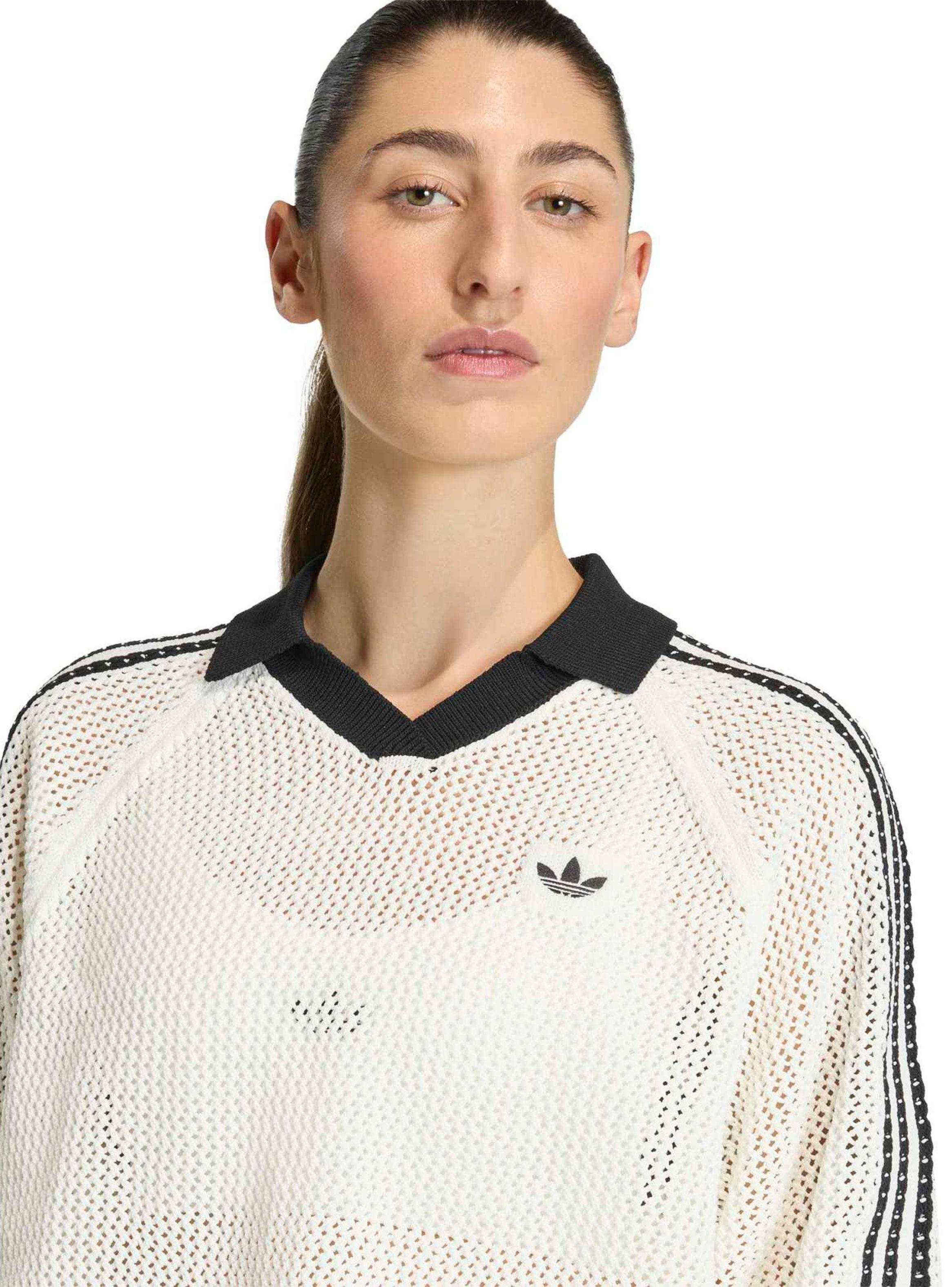 Polera con Cuello de Tejido Crochet-2