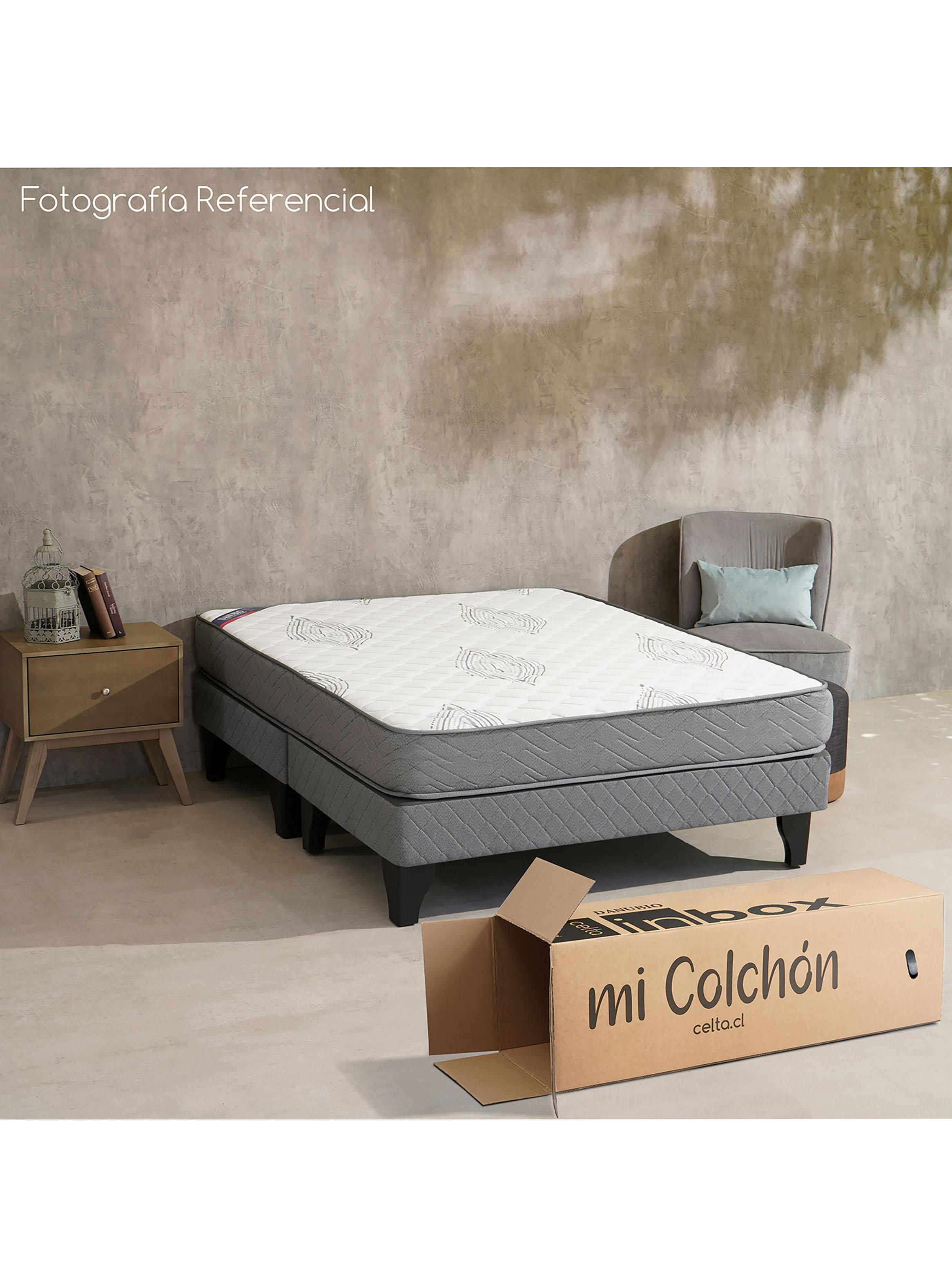 Cama Europea Danubio 2 Plazas Base Dividida-5