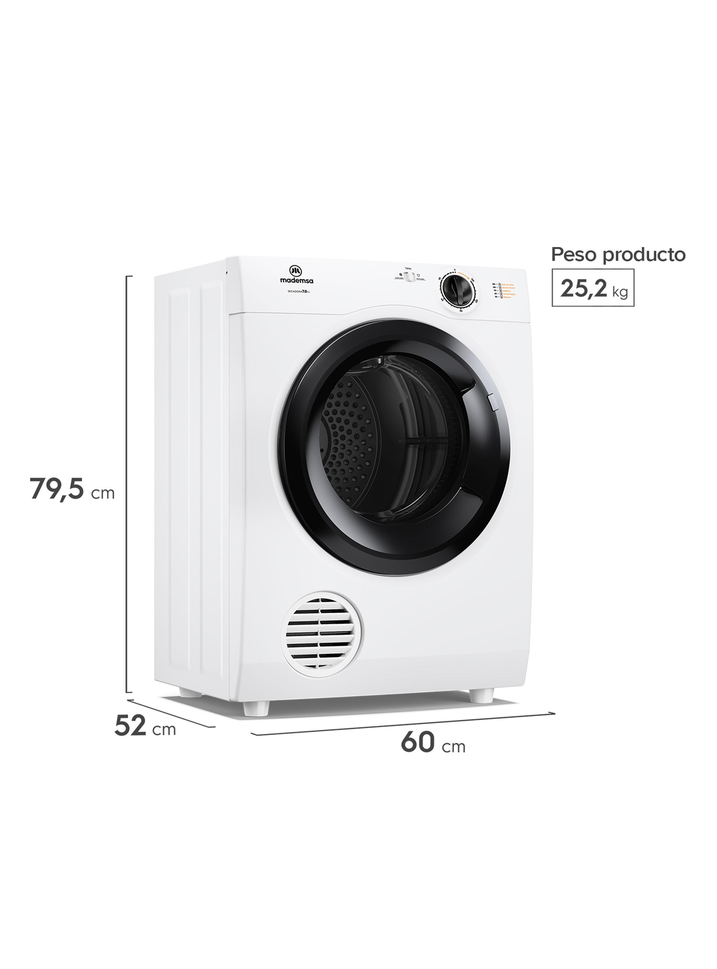 Secadora Carga Frontal 7 kg 7DBZG Pro Blanco-2