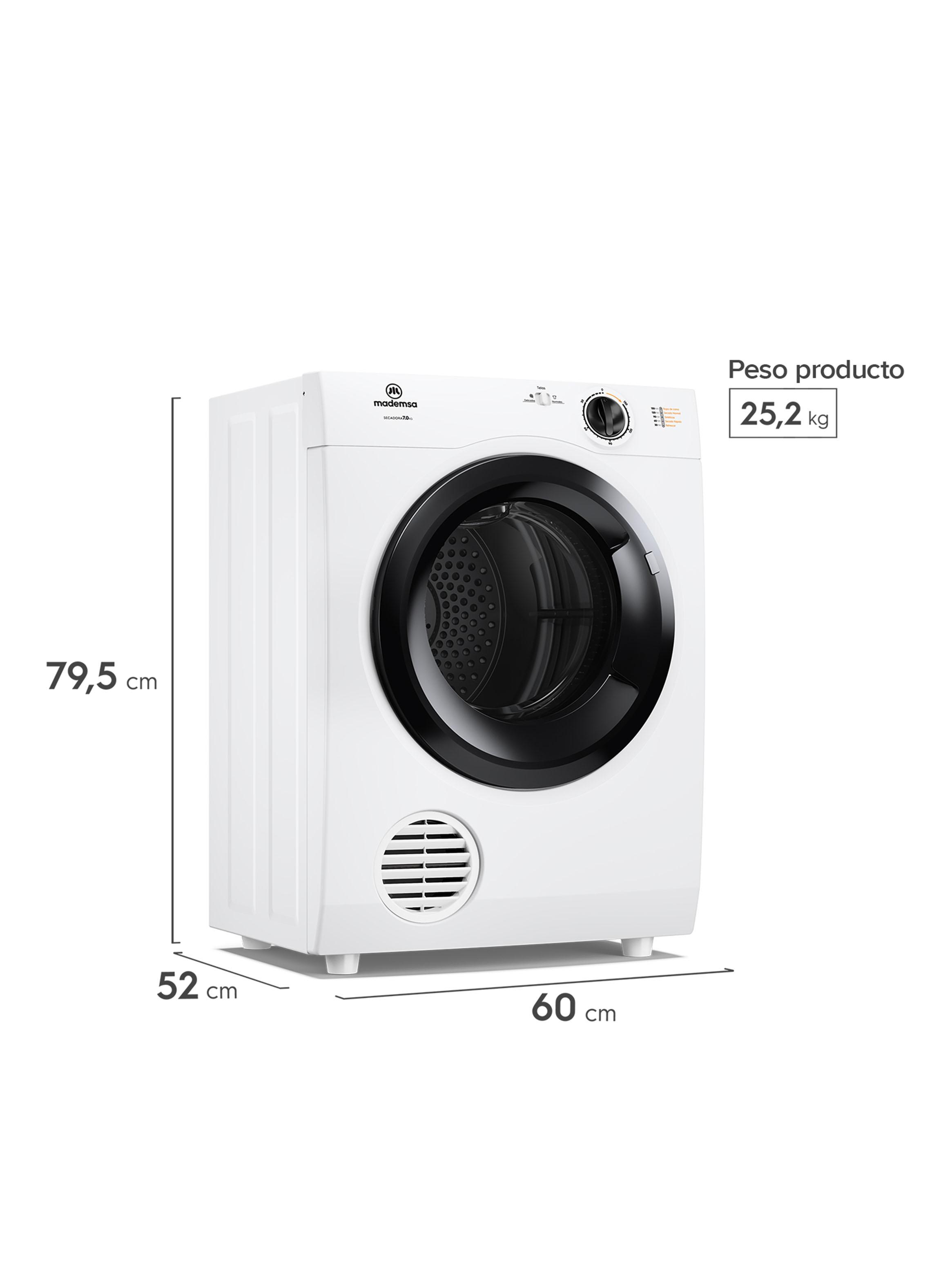 Secadora Carga Frontal 7 kg 7DBZG Pro Blanco-2