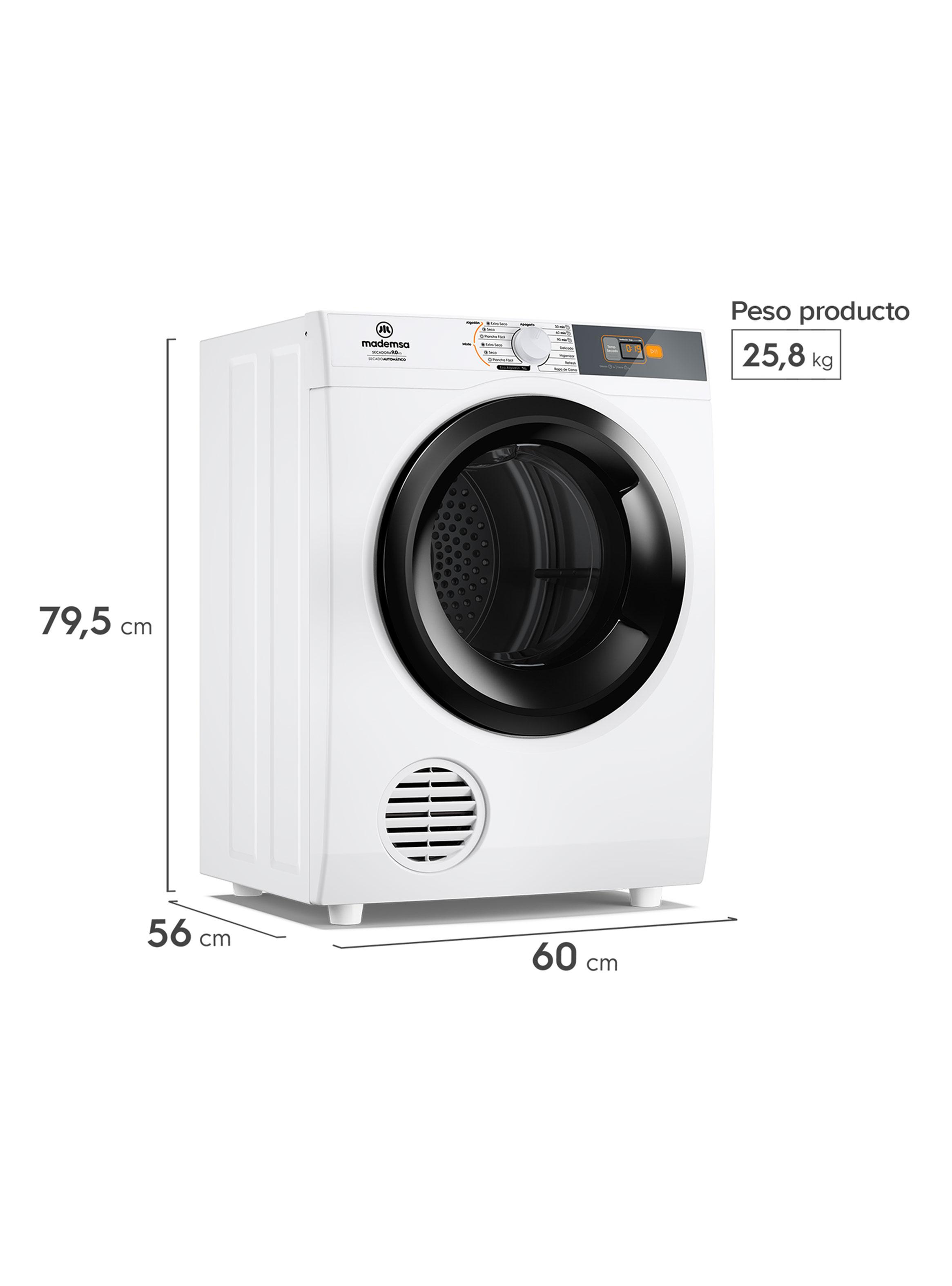 Secadora Carga Frontal 9 kg 9DBZG Pro Blanco-2