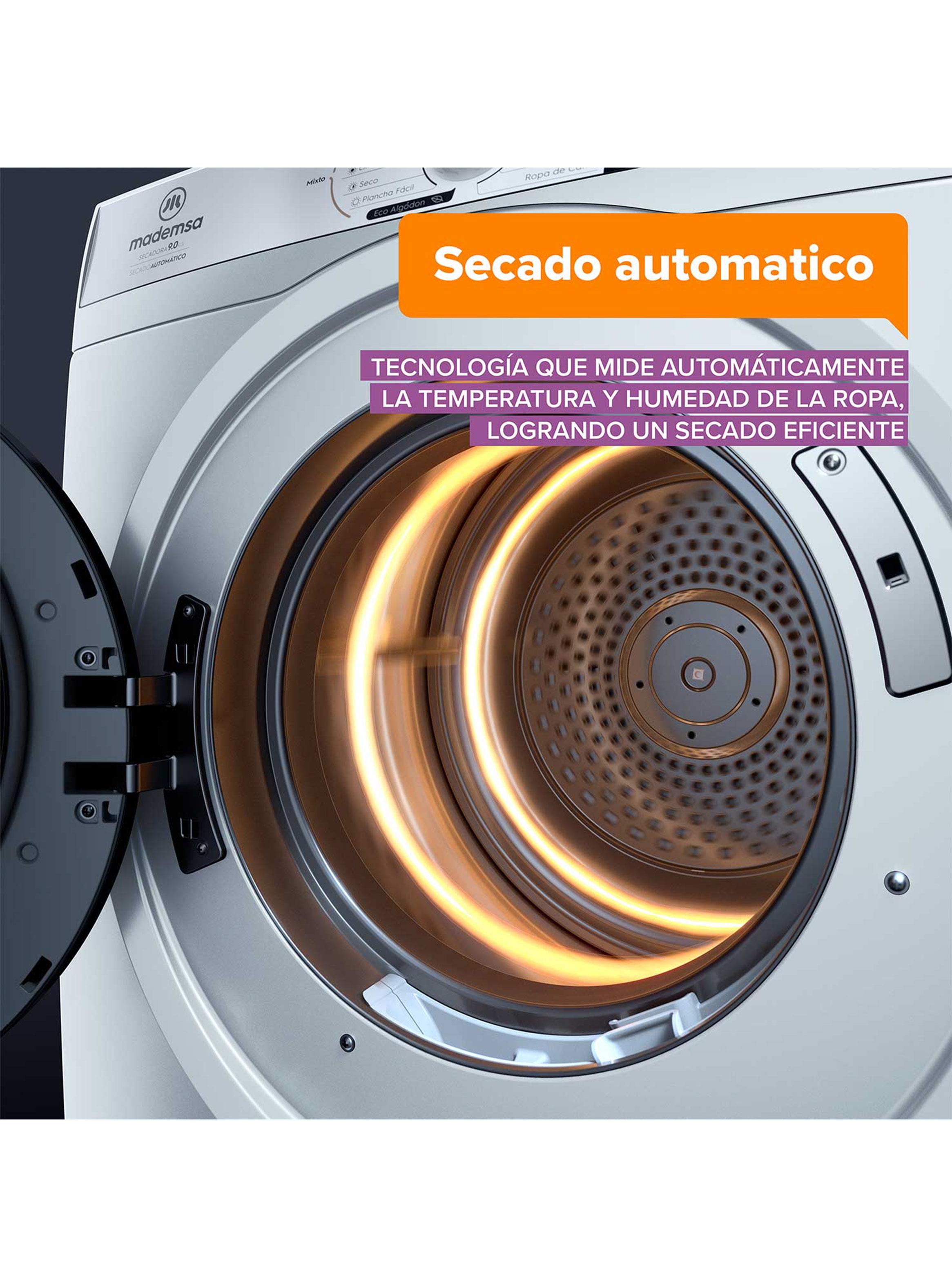 Secadora Carga Frontal 9 kg 9DBZG Pro Blanco-5