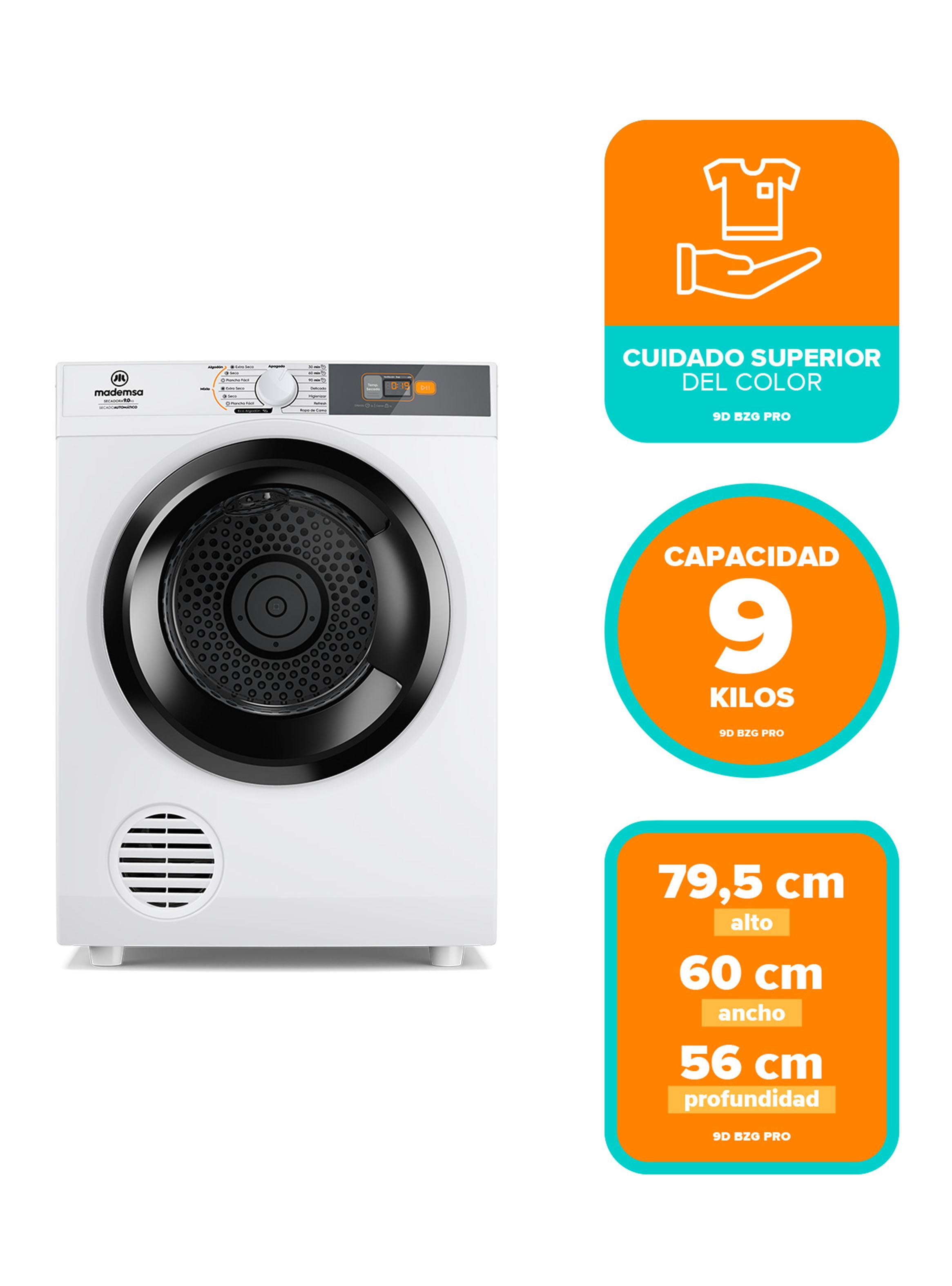 Secadora Carga Frontal 9 kg 9DBZG Pro Blanco-1