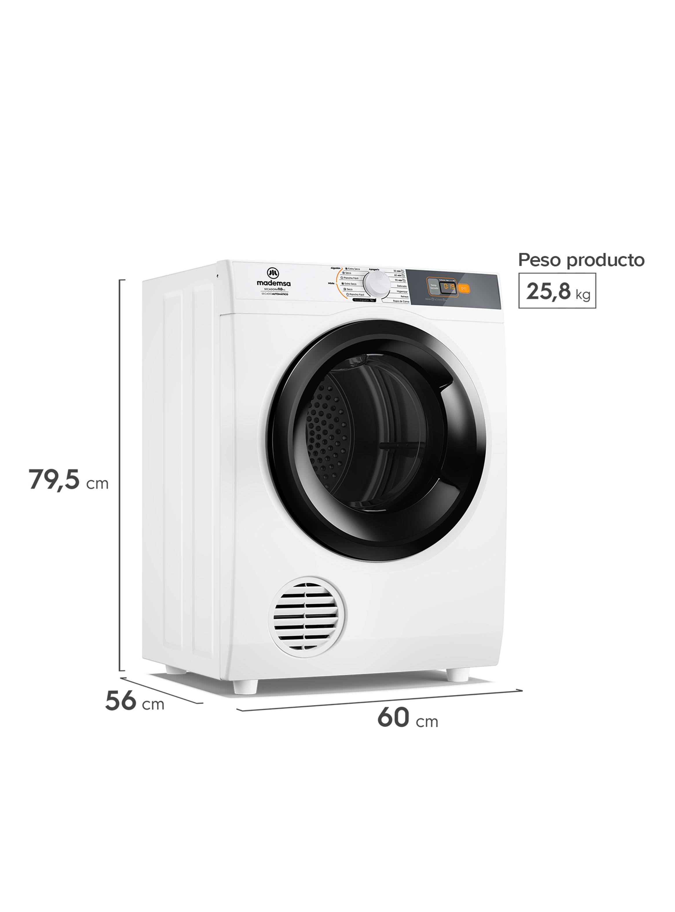 Secadora Carga Frontal 9 kg 9DBZG Pro Blanco-2