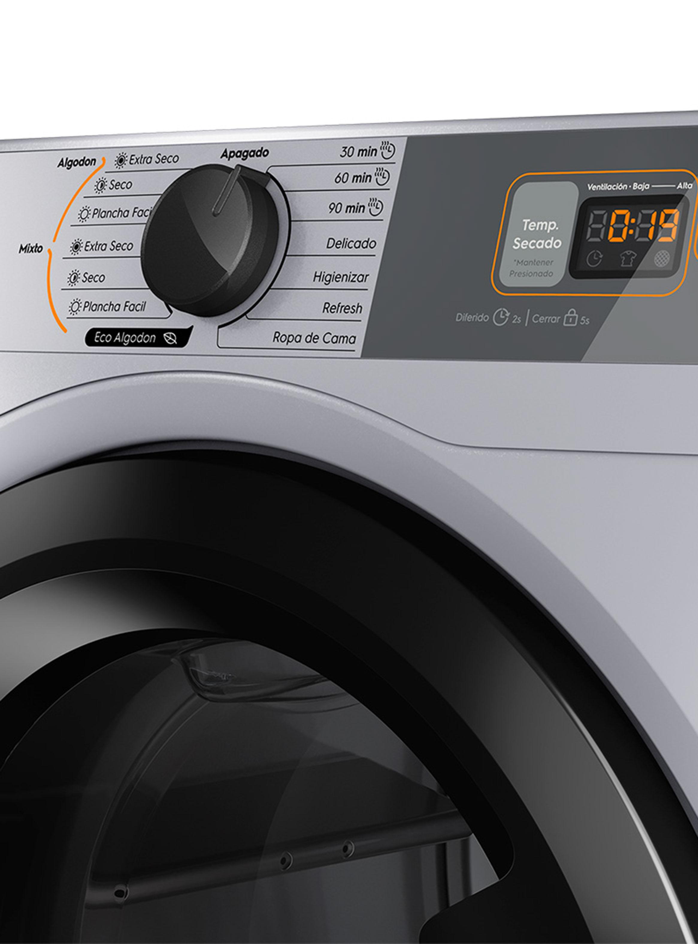 Secadora Carga Frontal 9 kg 9DMZG Pro Gris-4