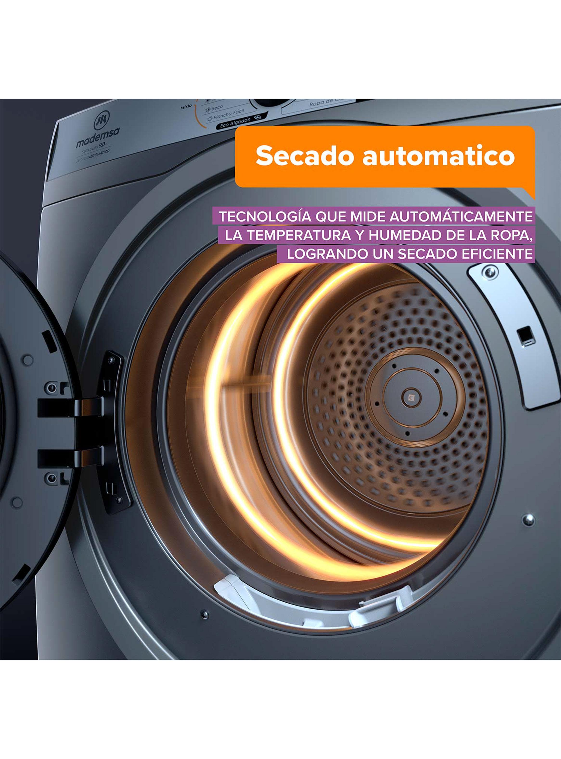 Secadora Carga Frontal 9 kg 9DMZG Pro Gris-5