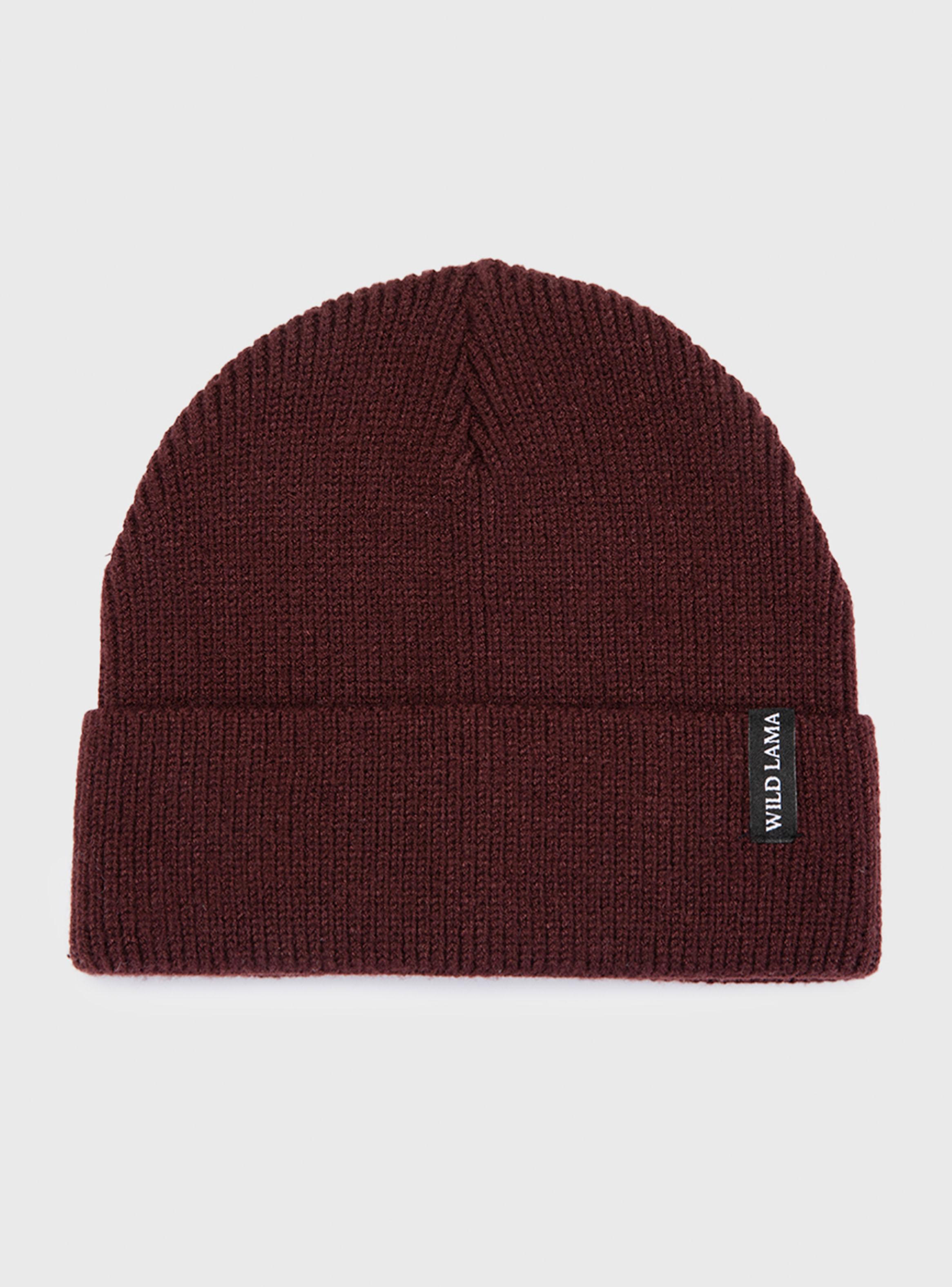 Gorro Beanie Ruta Reciclado Burdeo-2