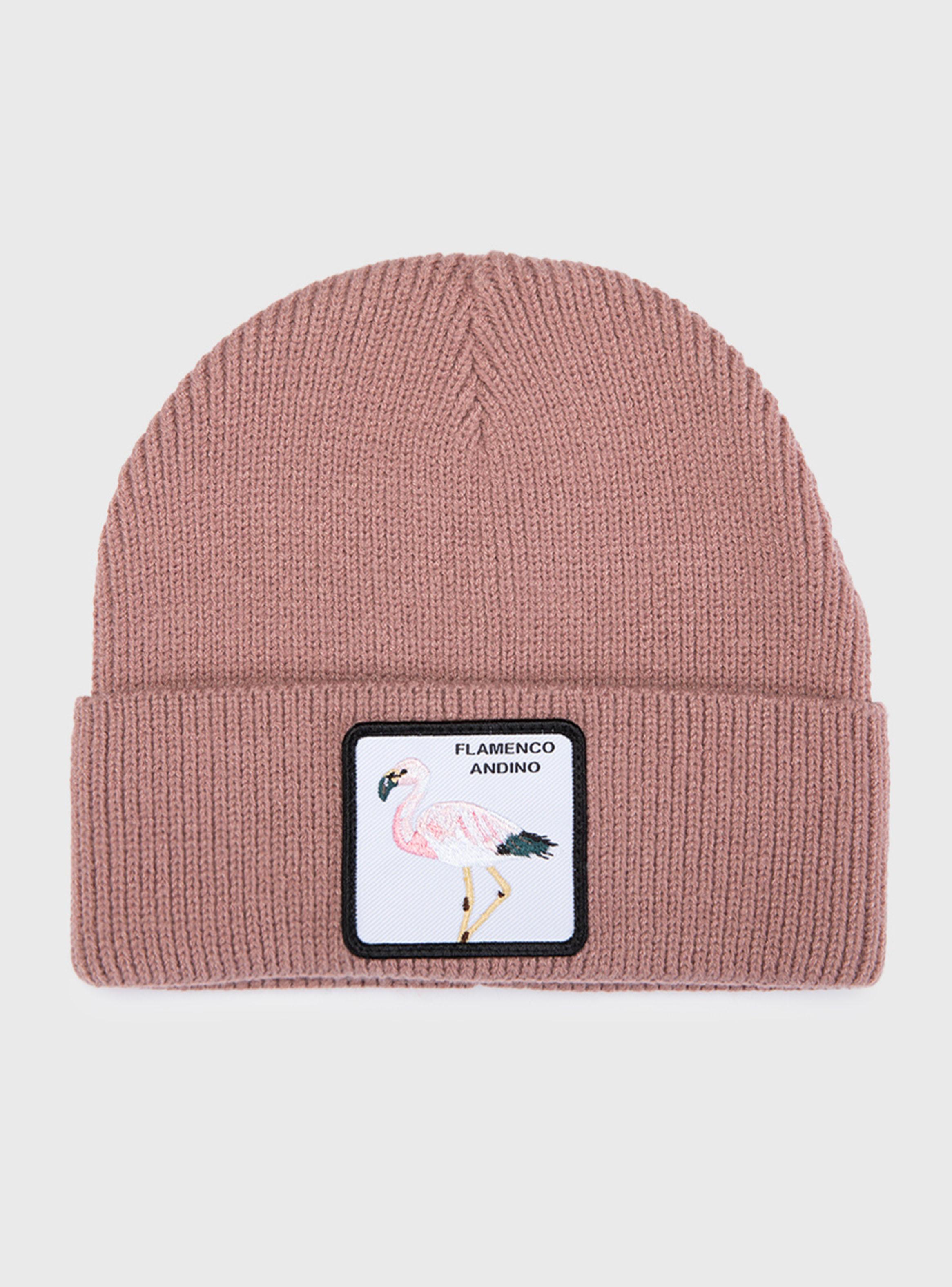 Gorro Beanie Huilo Reciclado Rosado-2