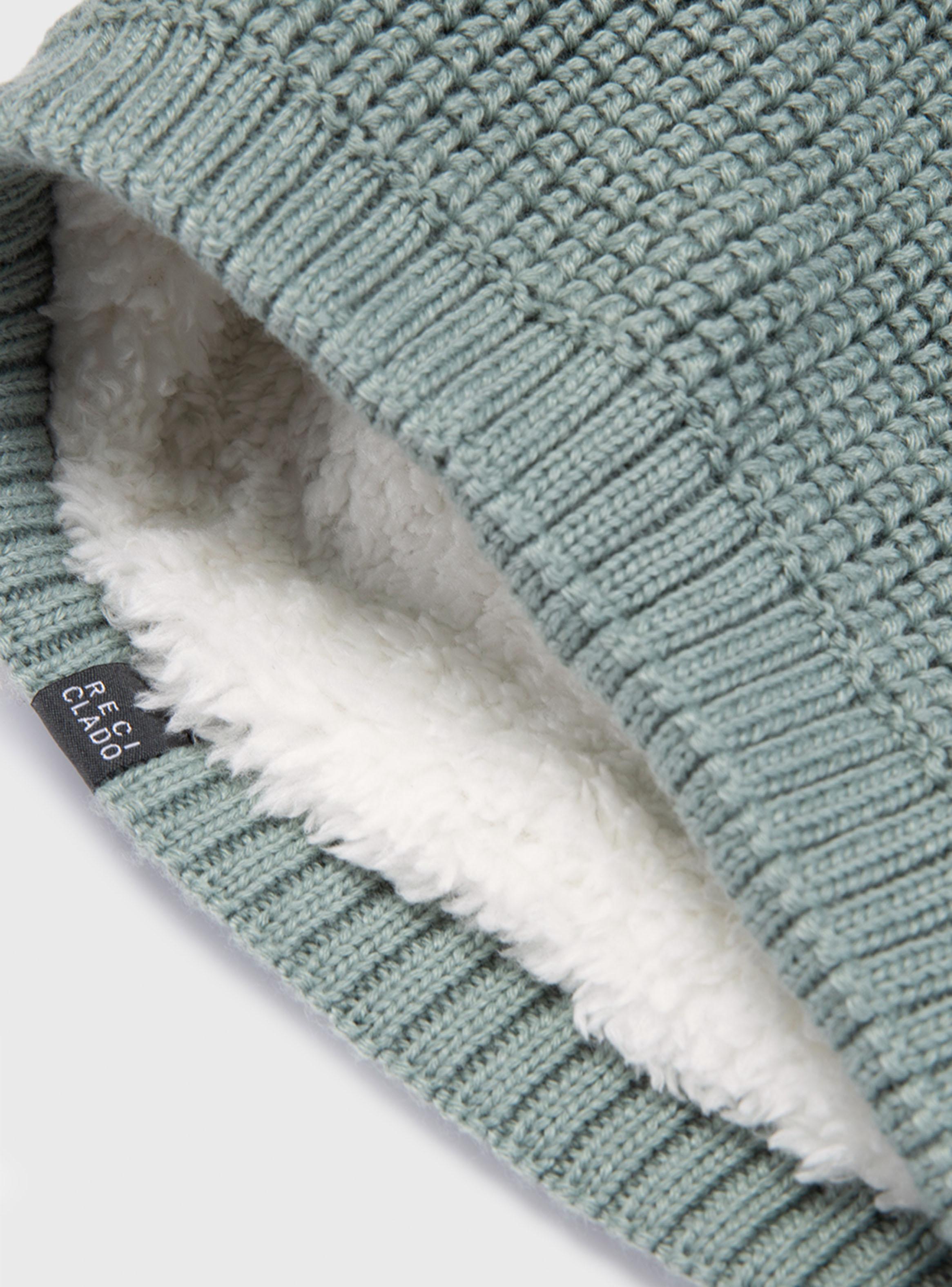 Cuello Veron Reciclado Verde Agua-2