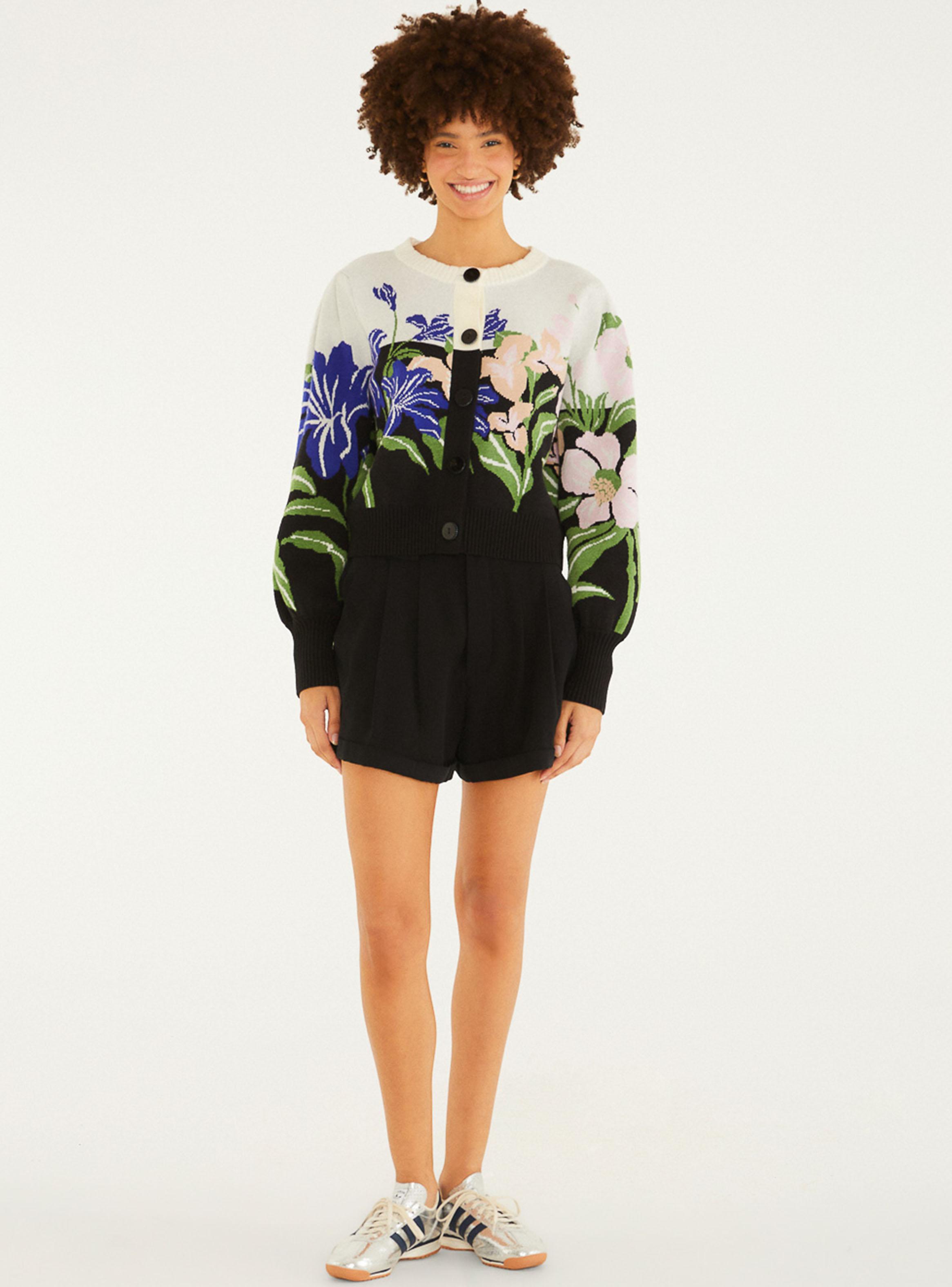 Chaleco Bicolor con Maxi Flores-3