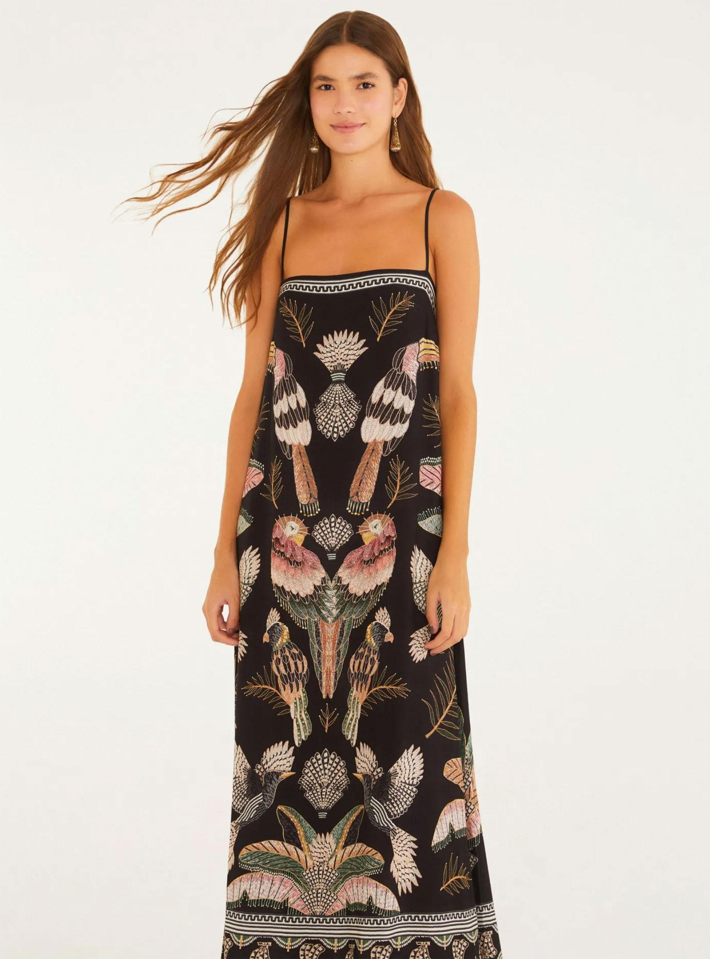 Vestido Midi Canto de Pájaros-2