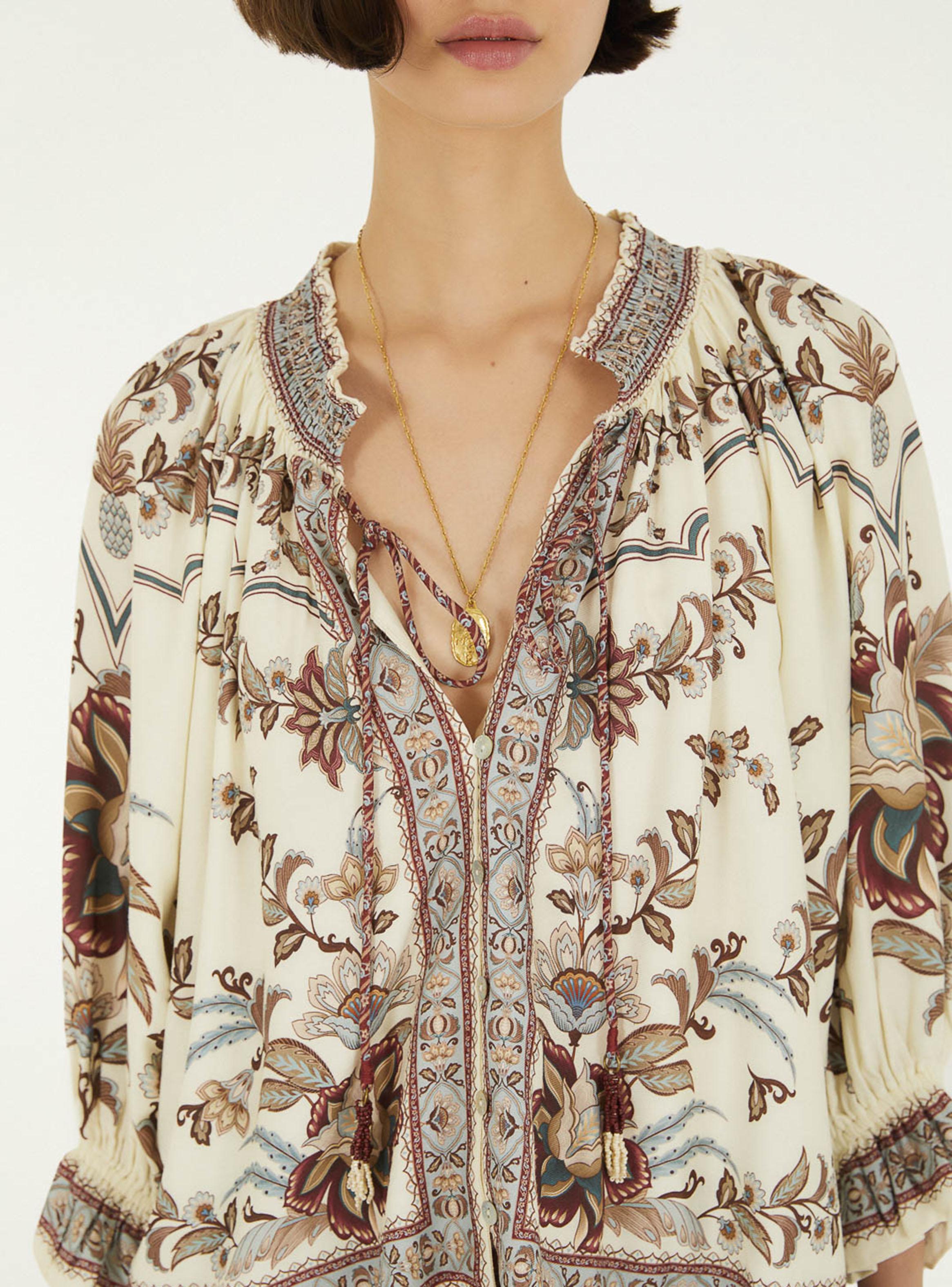 Blusa Fluida Estampado Floral-2