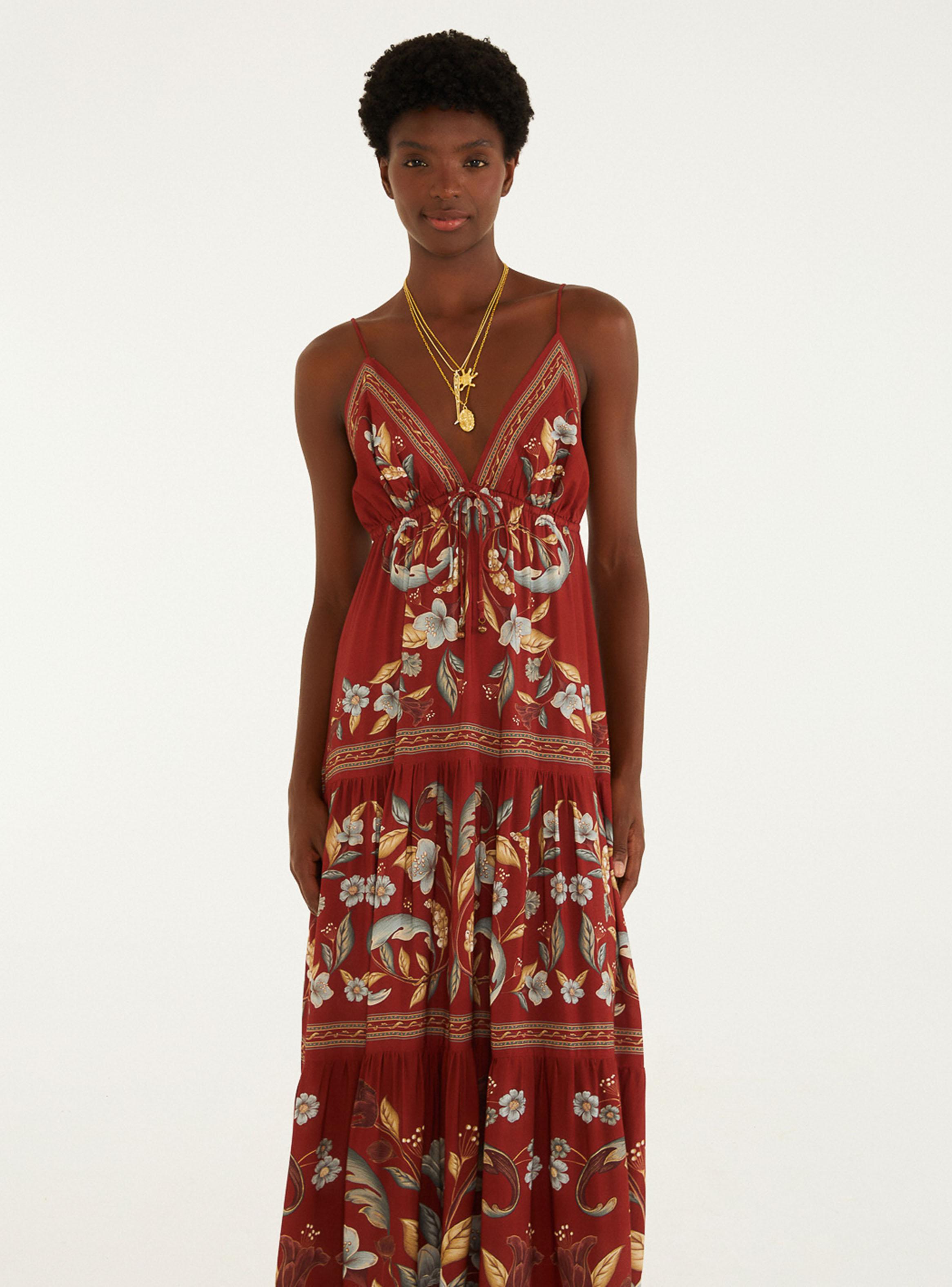 Vestido Largo Boho Floral-2
