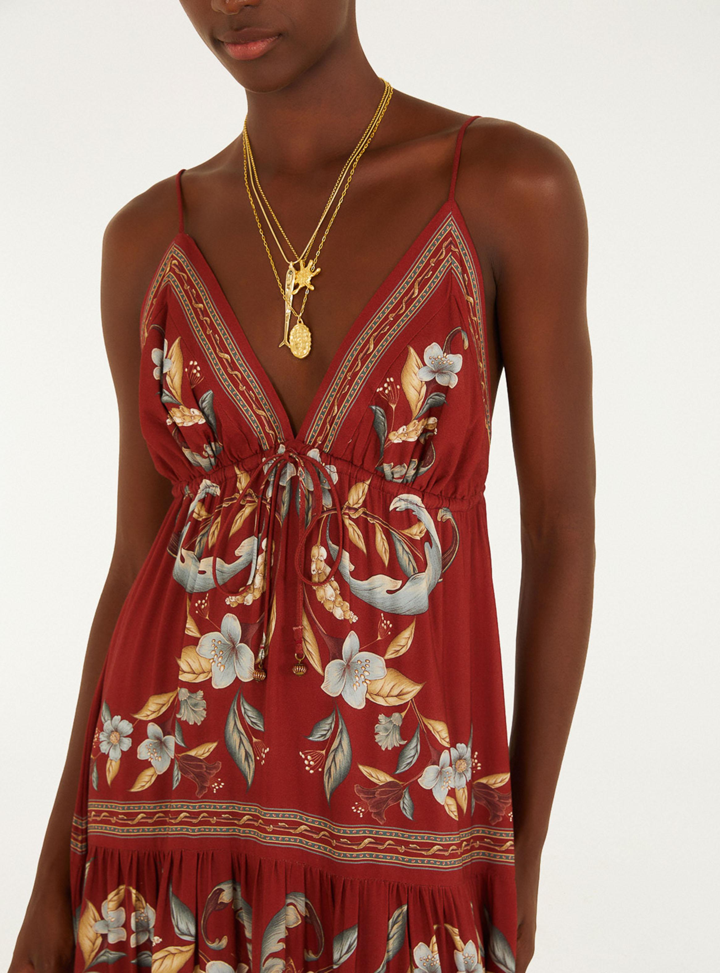 Vestido Largo Boho Floral-3