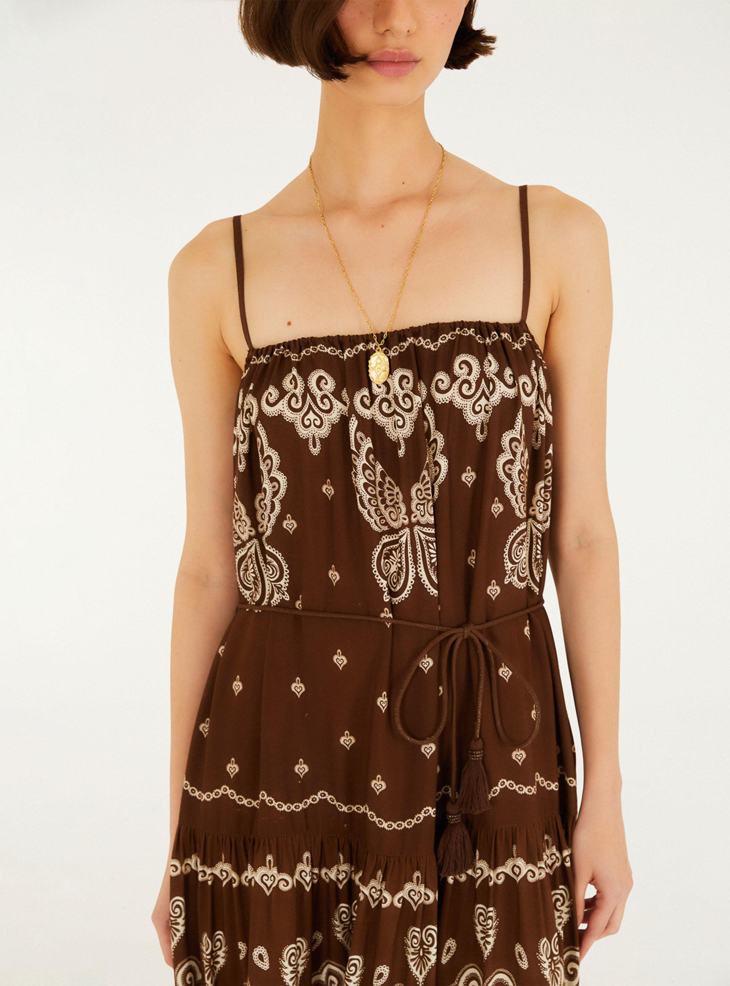 Vestido Maxi Corte Escalonado Paisley-3