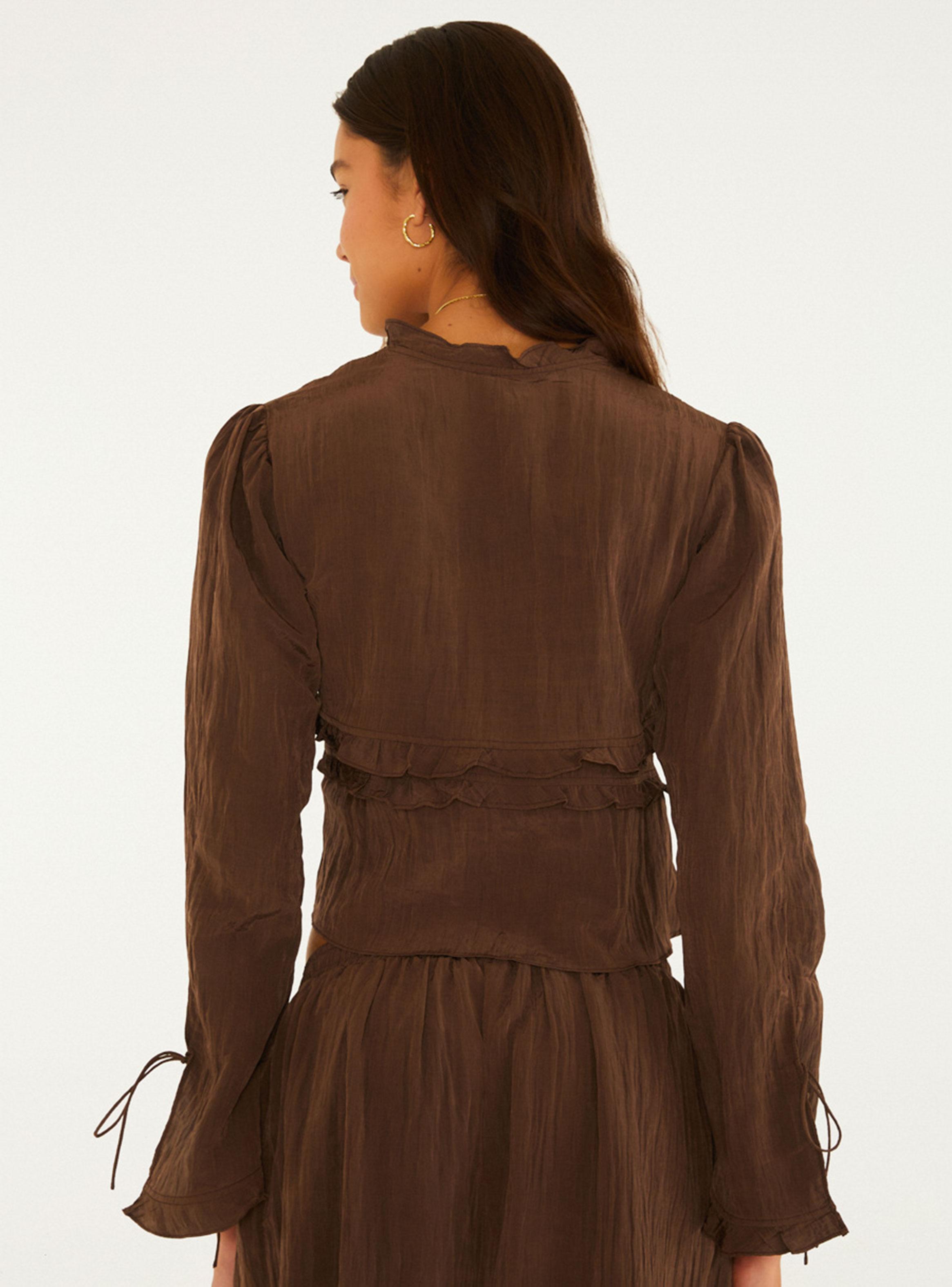 Blusa Vuelos Café-1