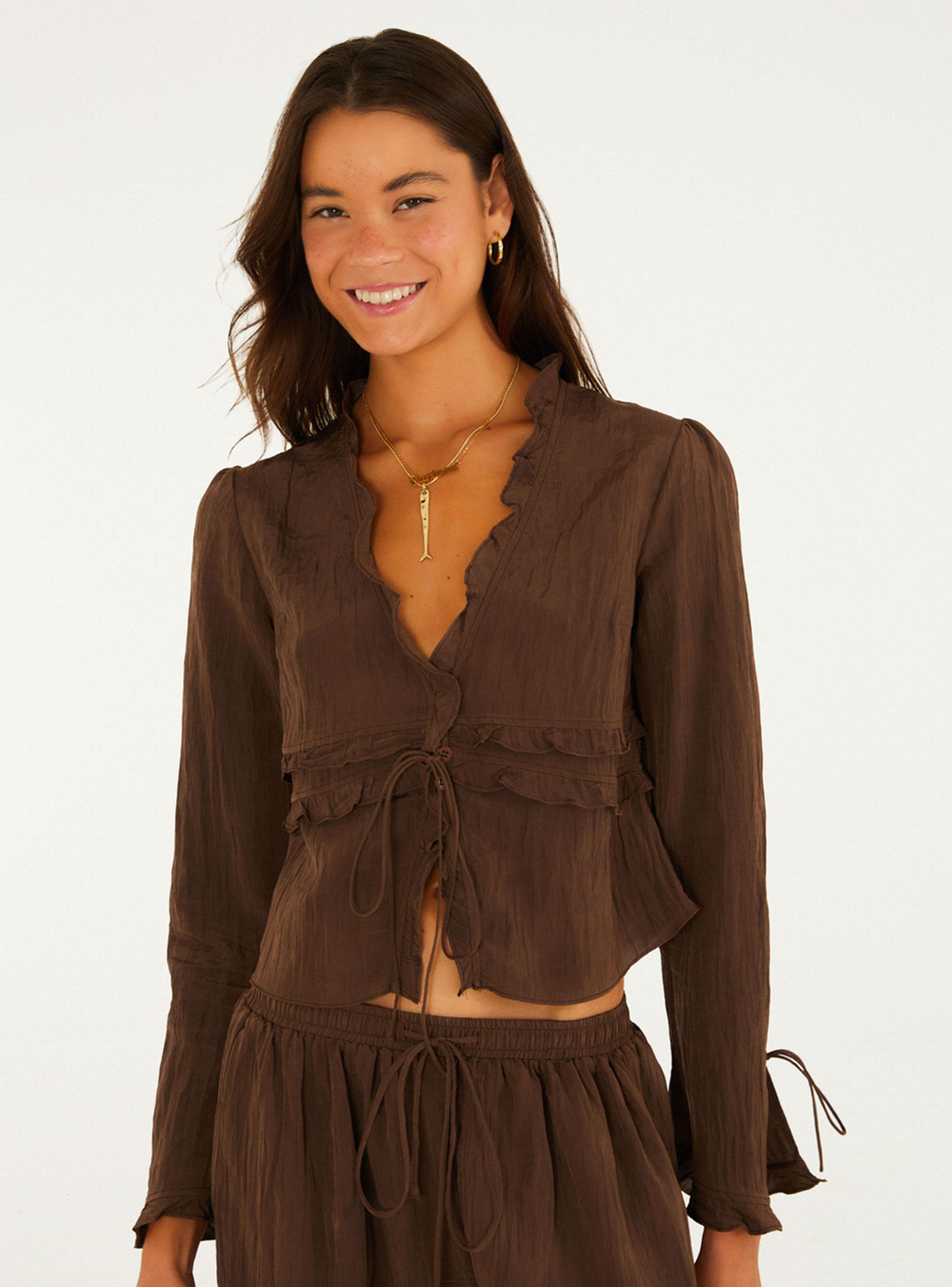 Blusa Vuelos Café-0