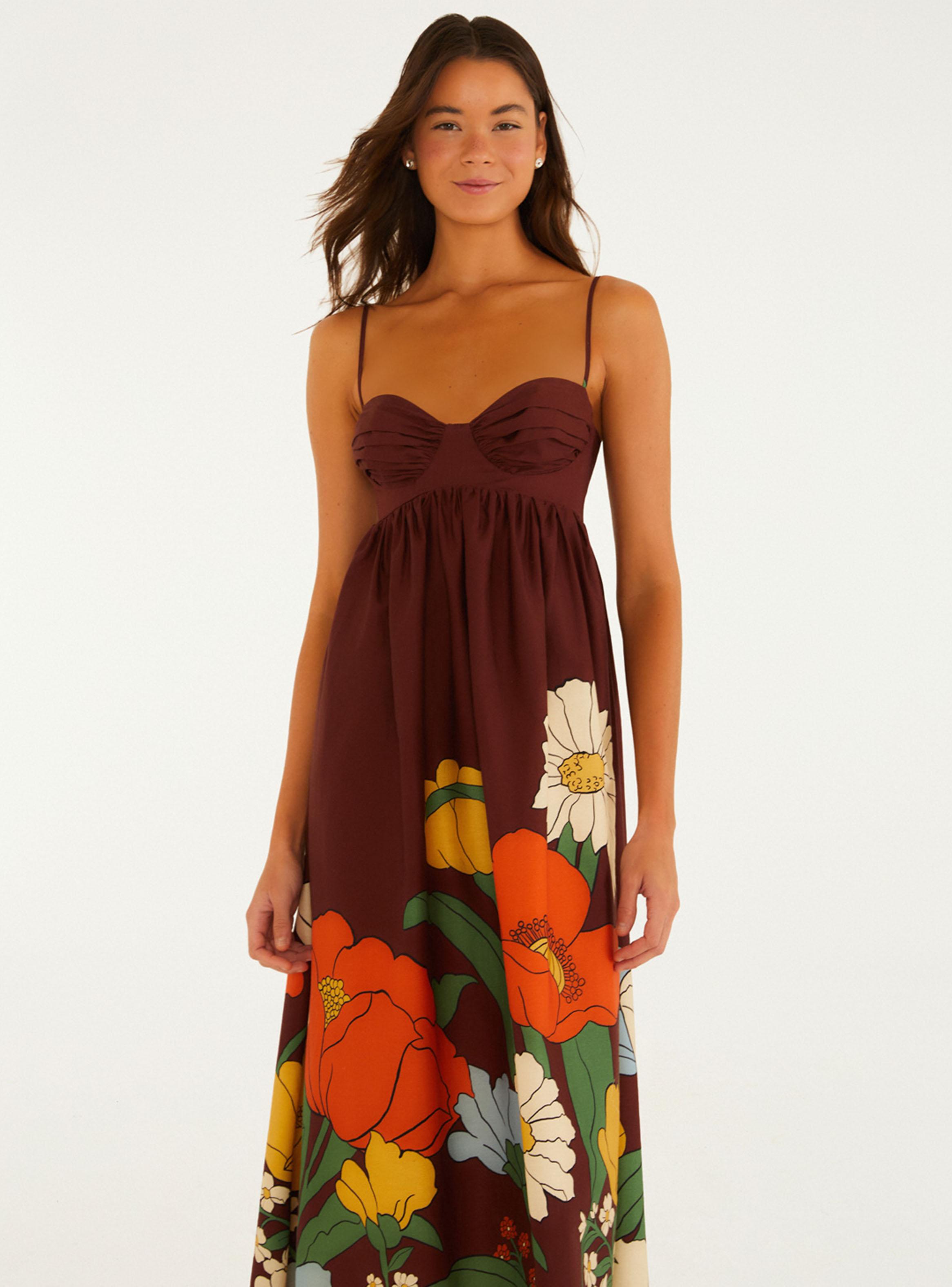 Vestido Midi Estampado Silvestre-2
