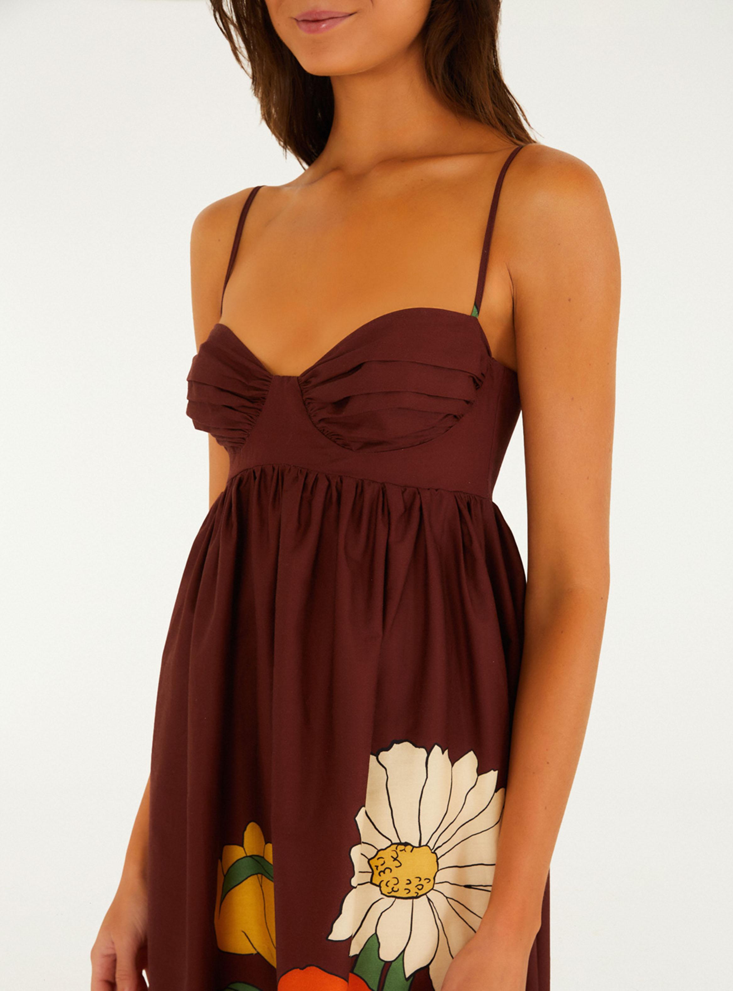 Vestido Midi Estampado Silvestre-3