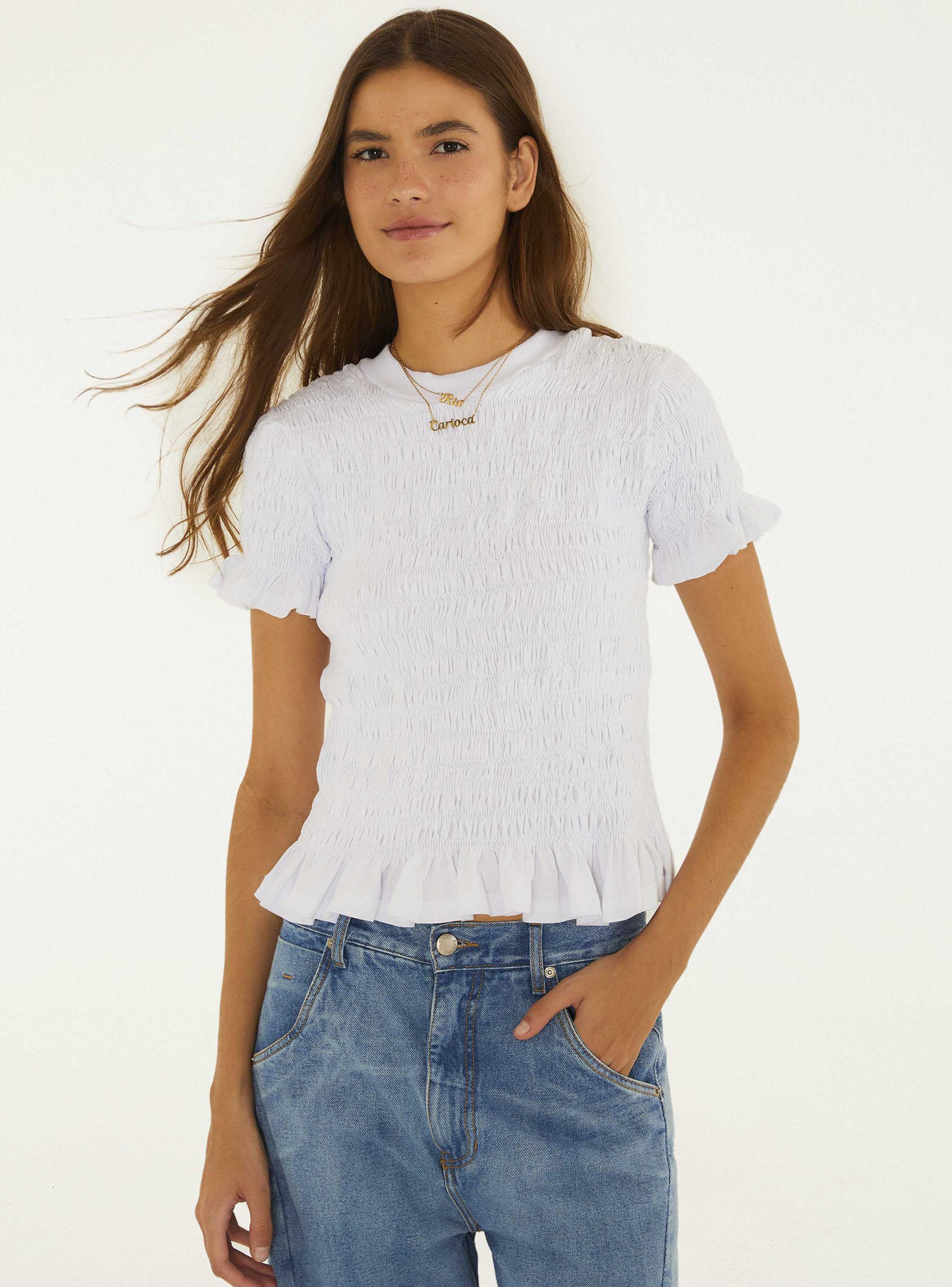 Blusa Panal Manga Corta Vuelos-0