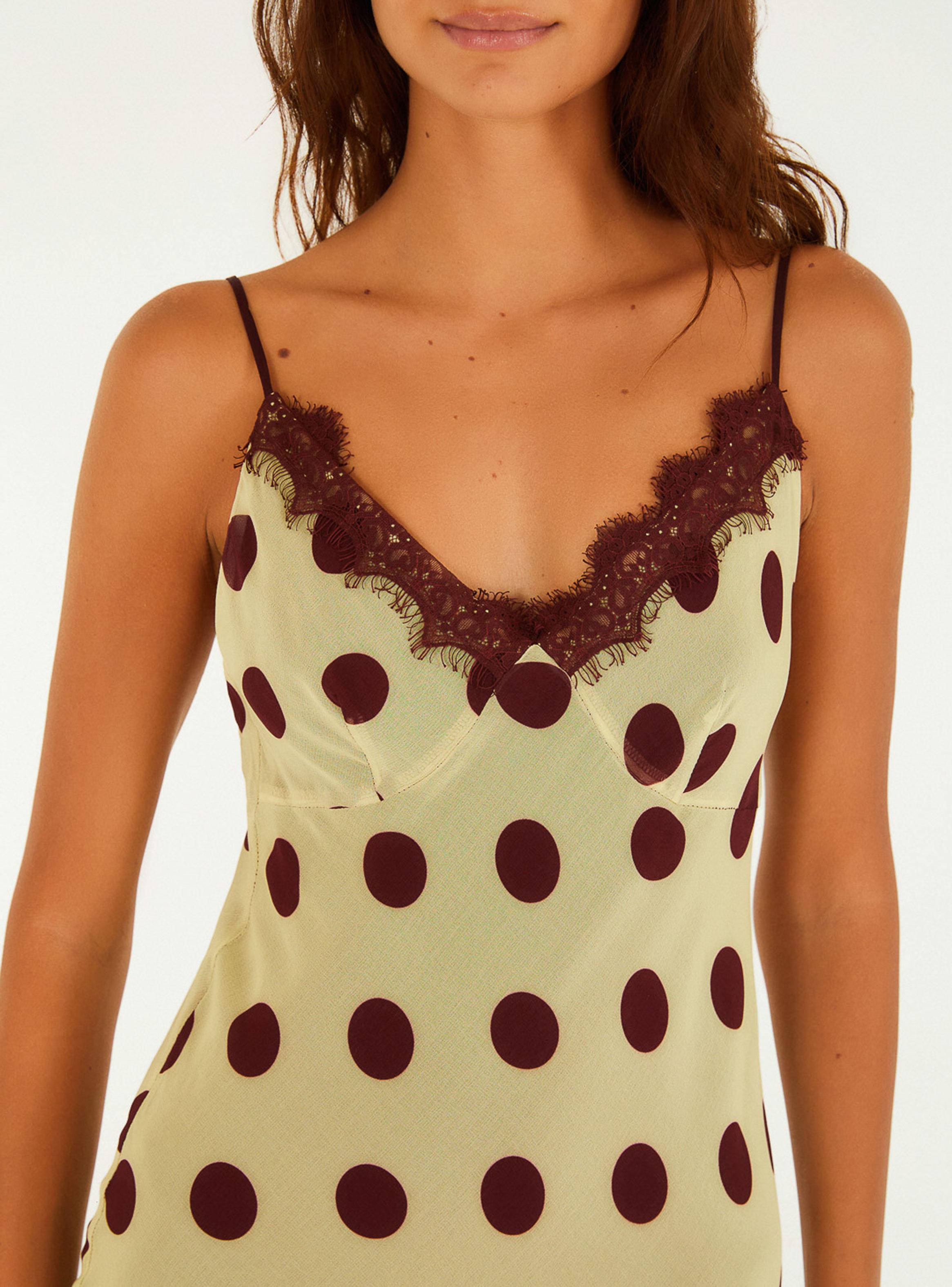 Vestido Midi Diseño Lunares-3