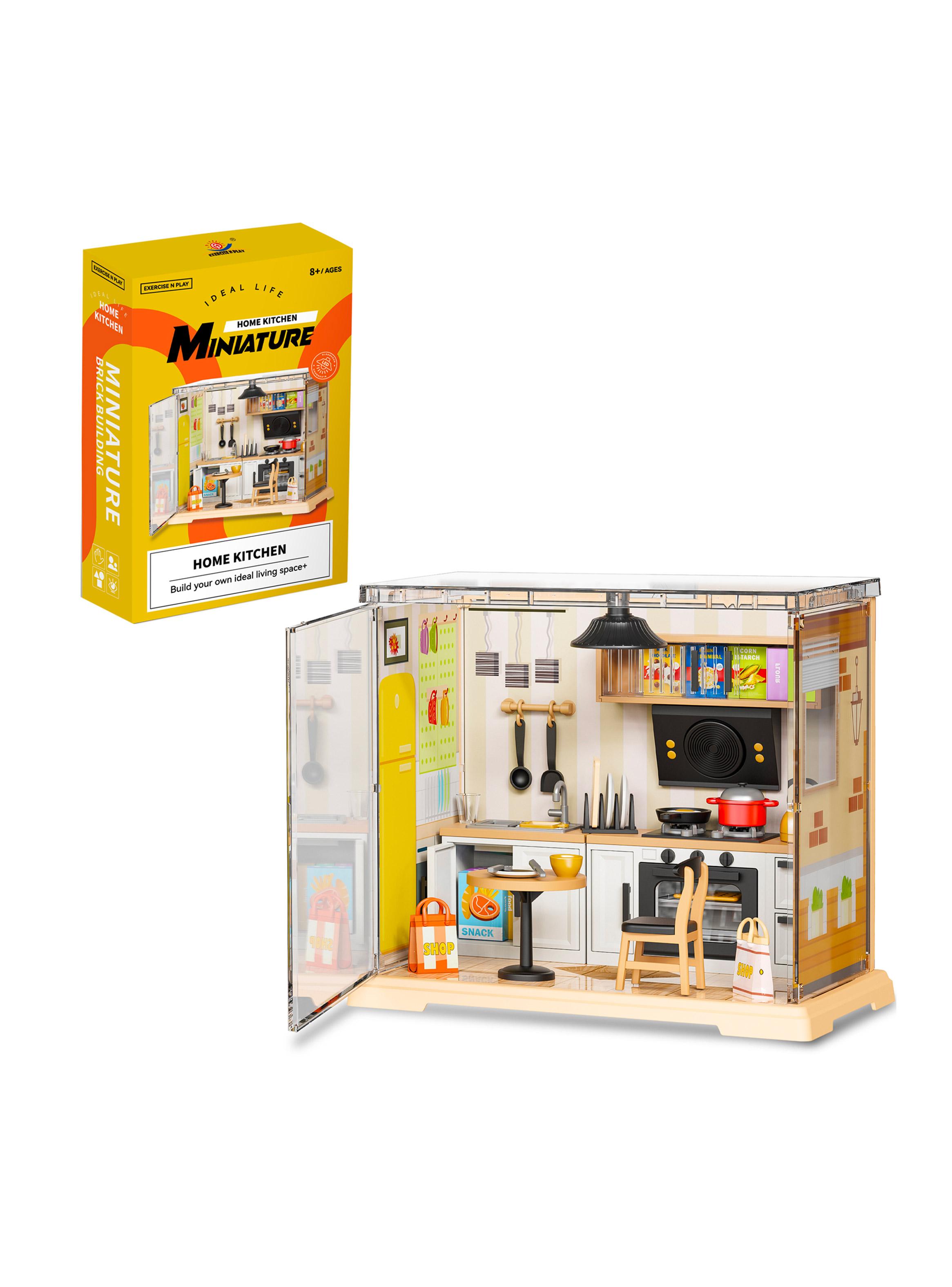 Accesorio Casa de Muñecas Cocina Mini con Luz 102 Piezas-2