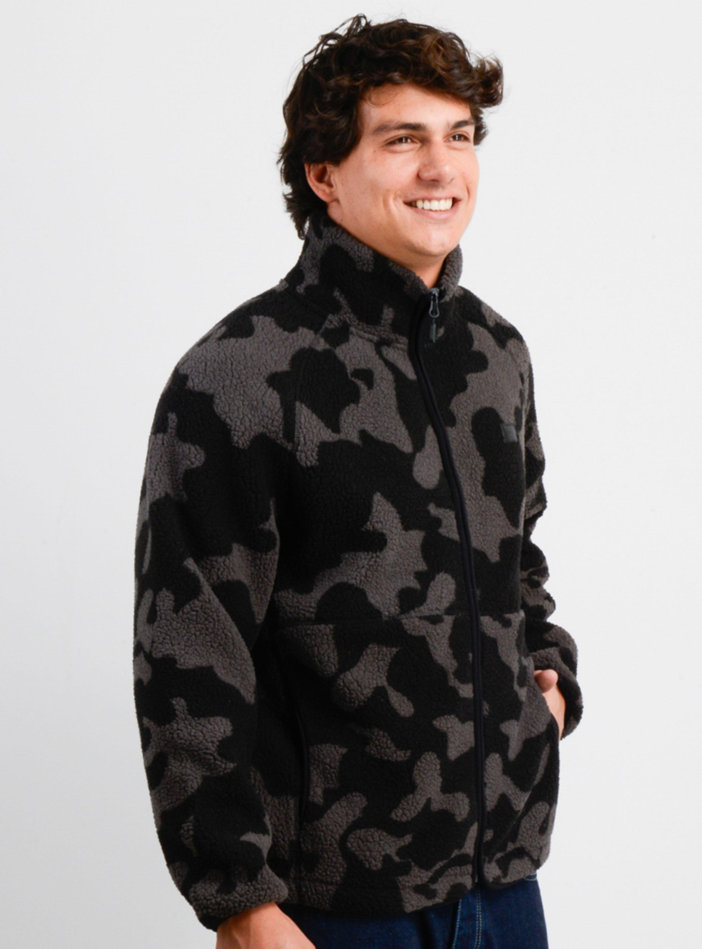 Polerón Fullzip Estampado Bicolor Chiporro-2