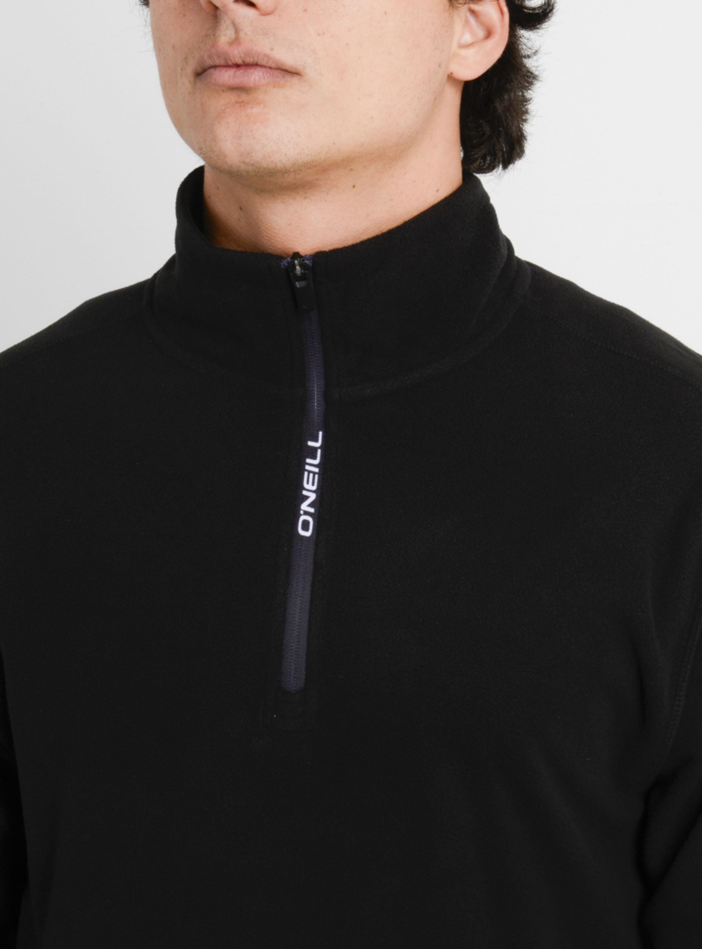 Polerón Polar Cuello Alto Cierre Logo Básico-4