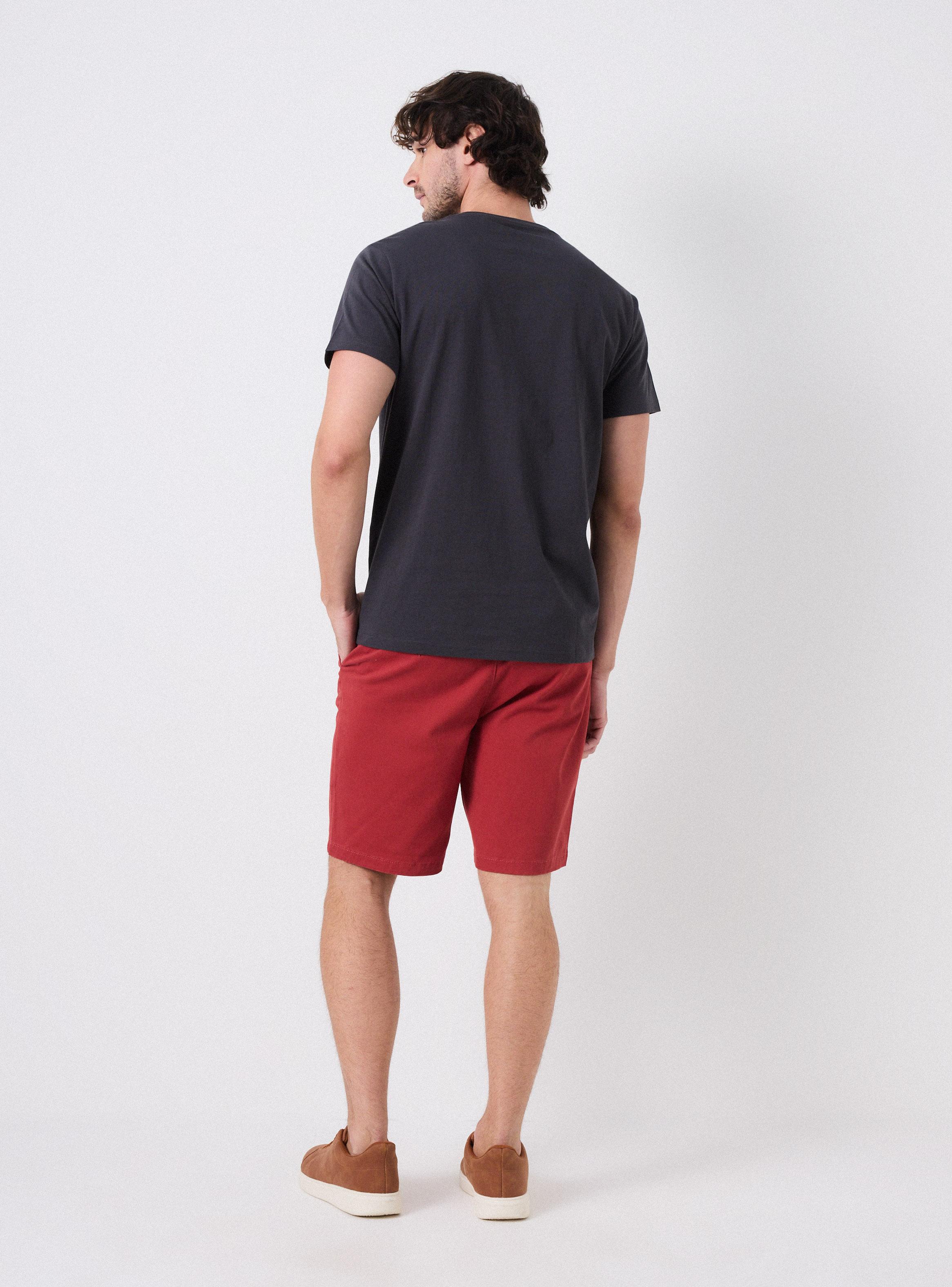 Polera Cuello Redondo Sólida Algodón-5