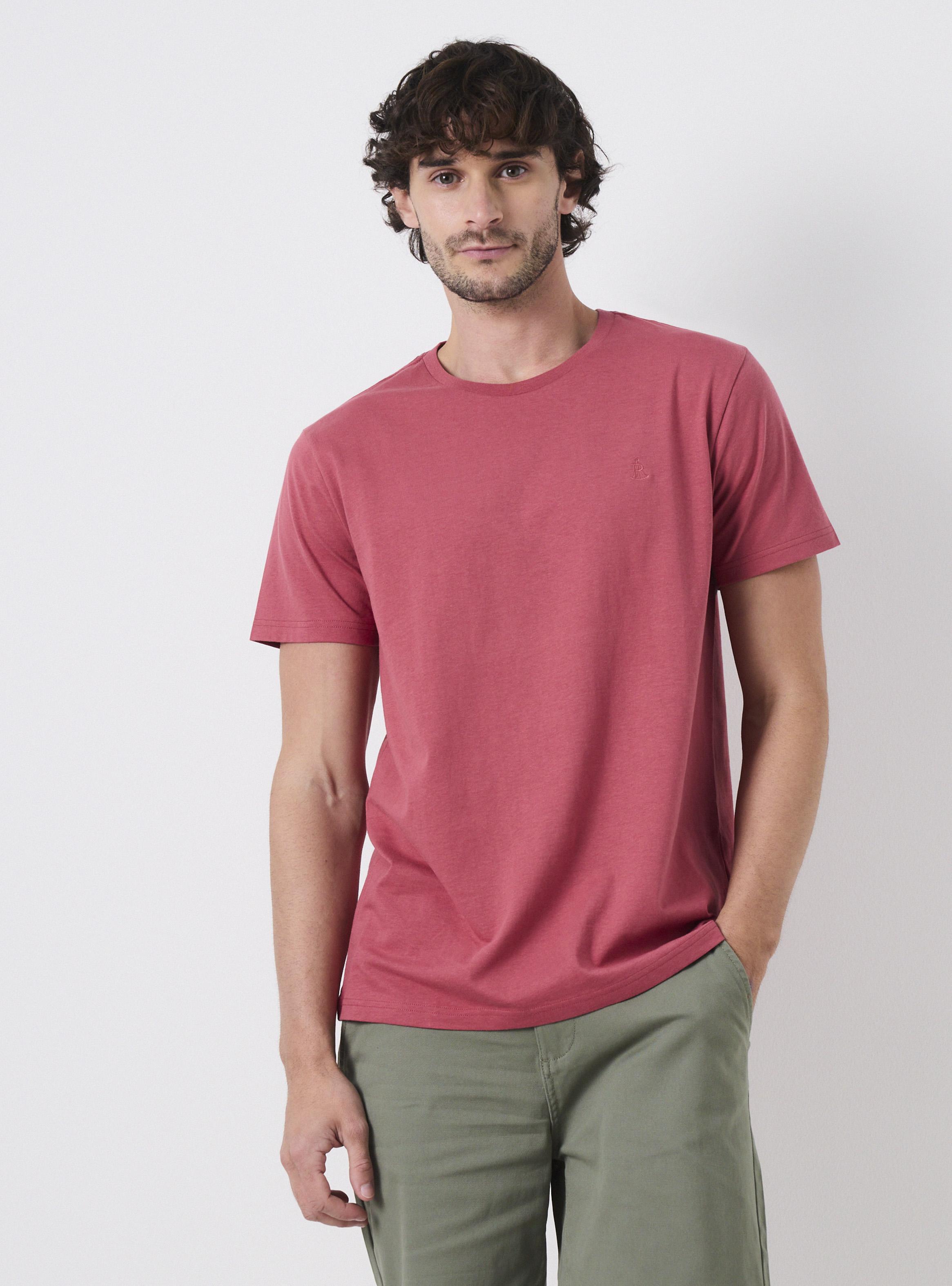 Polera Cuello Redondo Sólida Algodón-0
