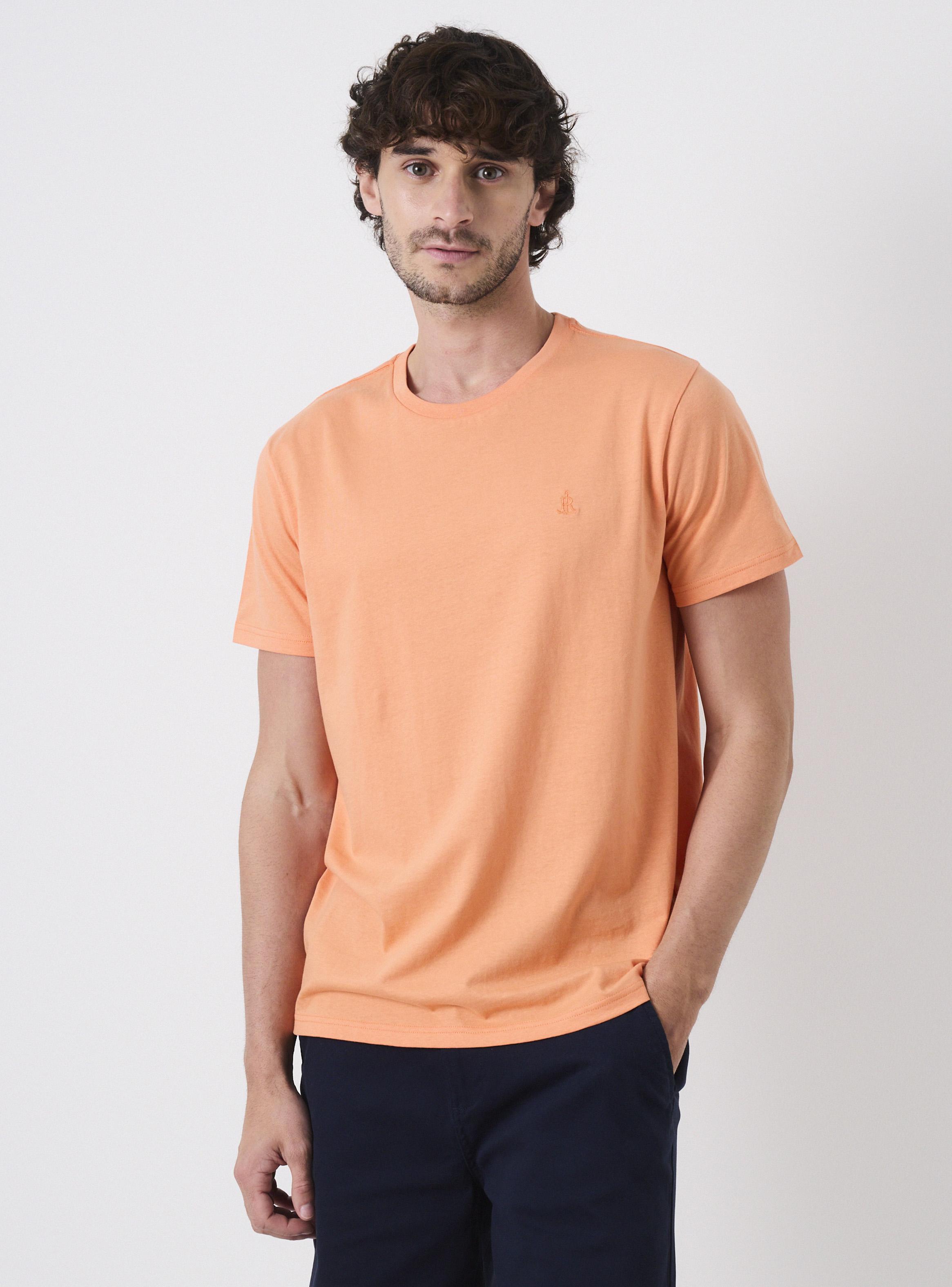 Polera Cuello Redondo Sólida Algodón-0