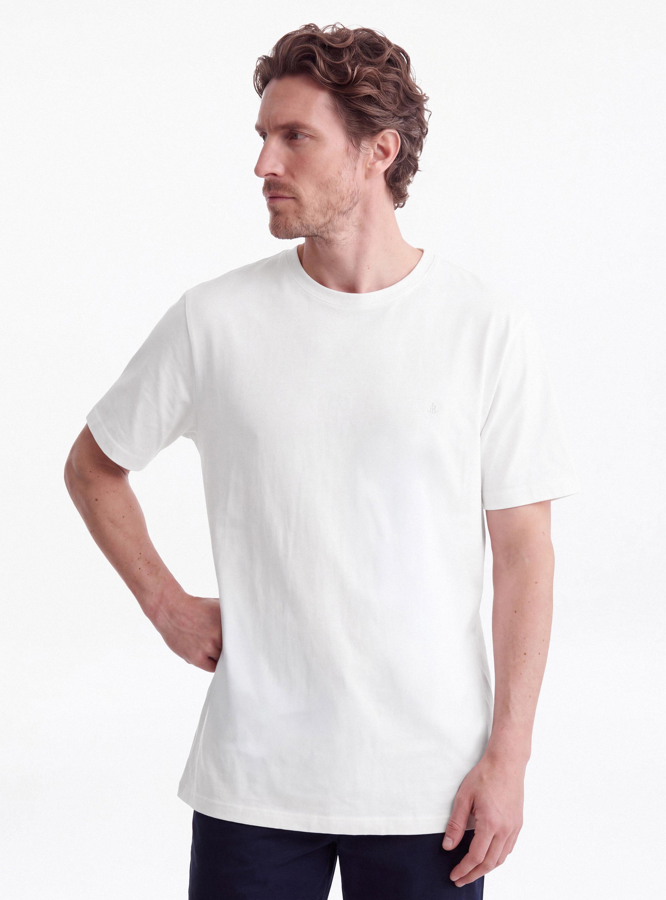 Polera Cuello Redondo Sólida Algodón-0