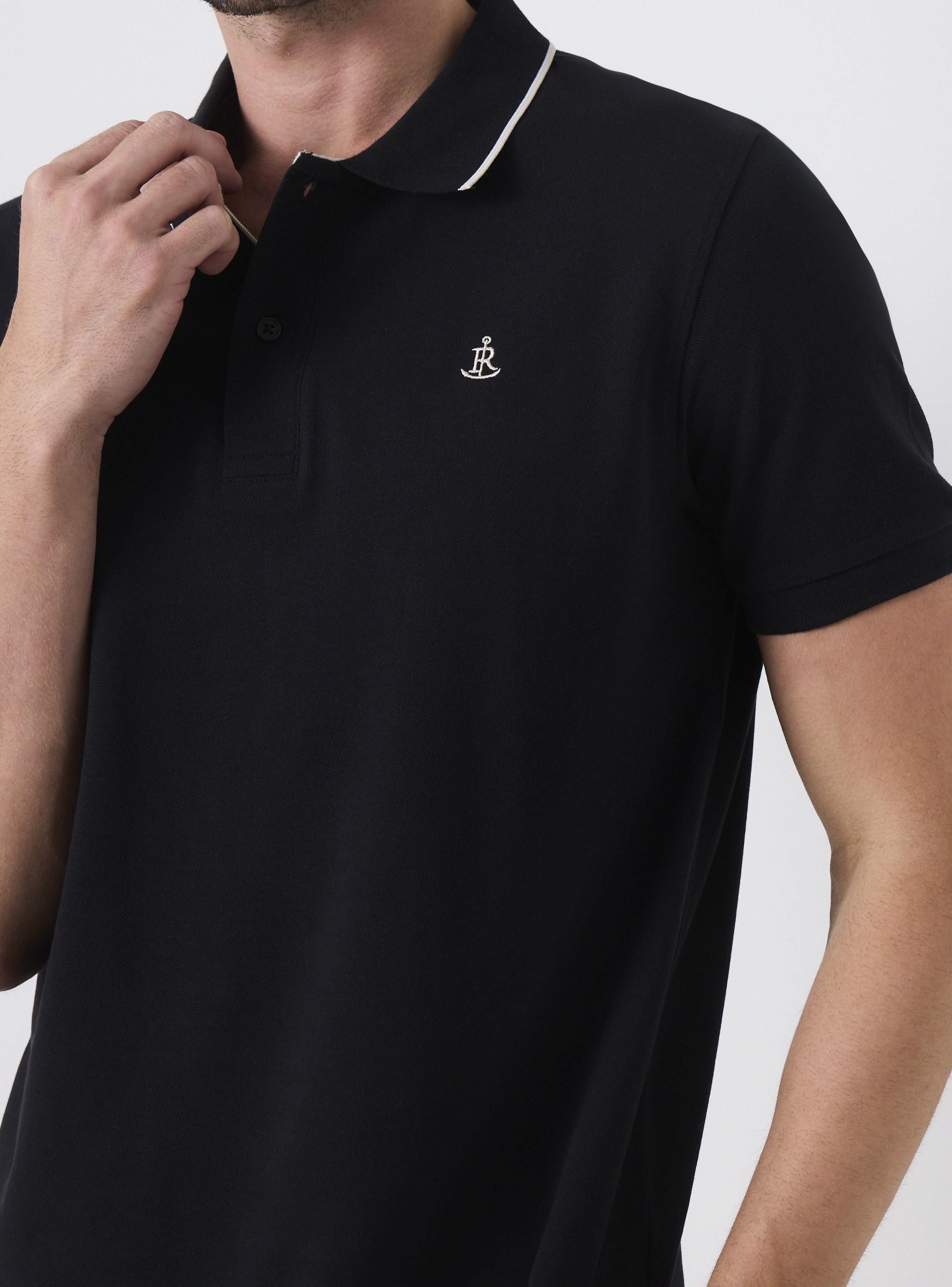 Polera Manga Corta Piqué Cuello Polo-3