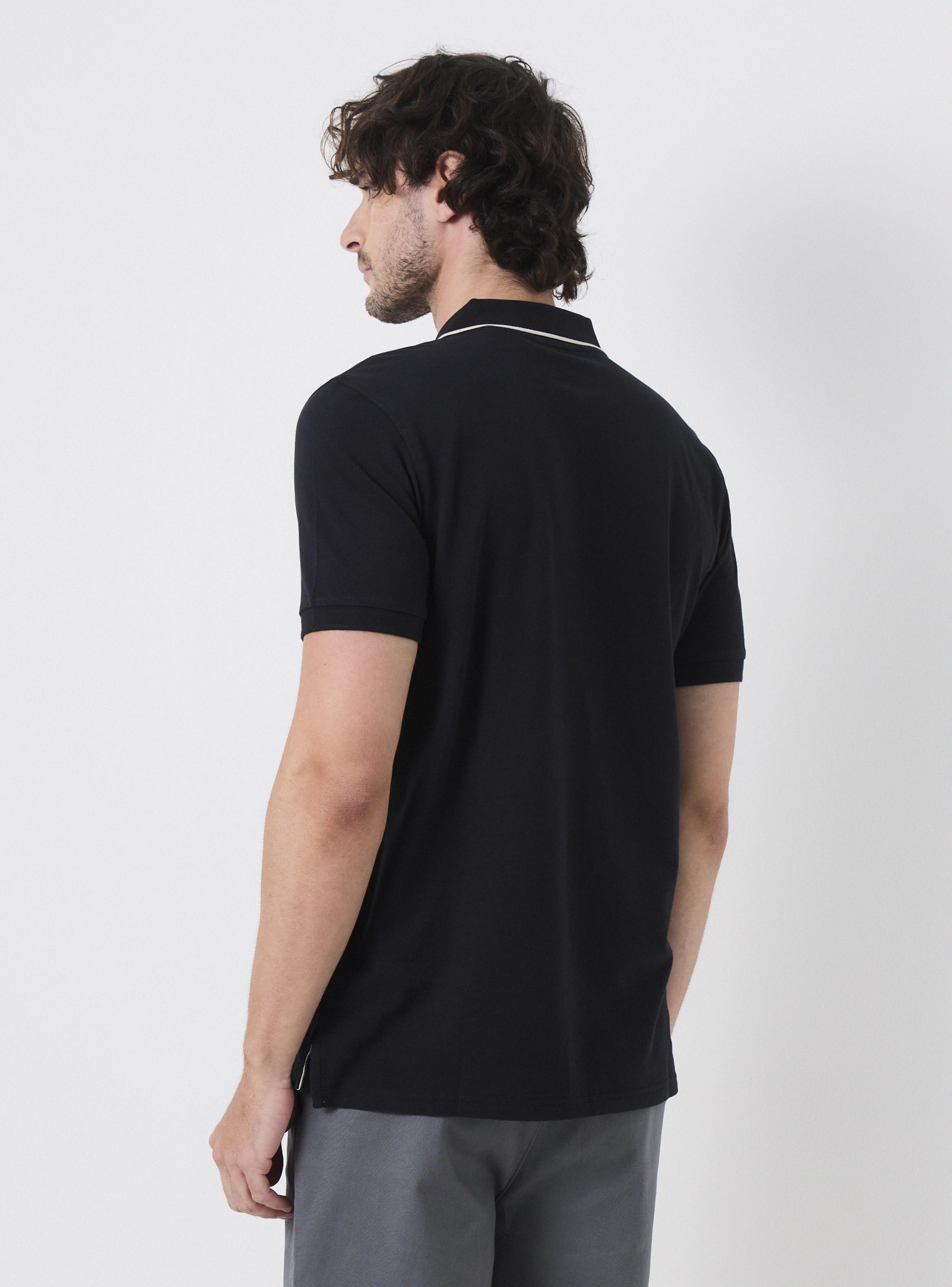 Polera Manga Corta Piqué Cuello Polo-1