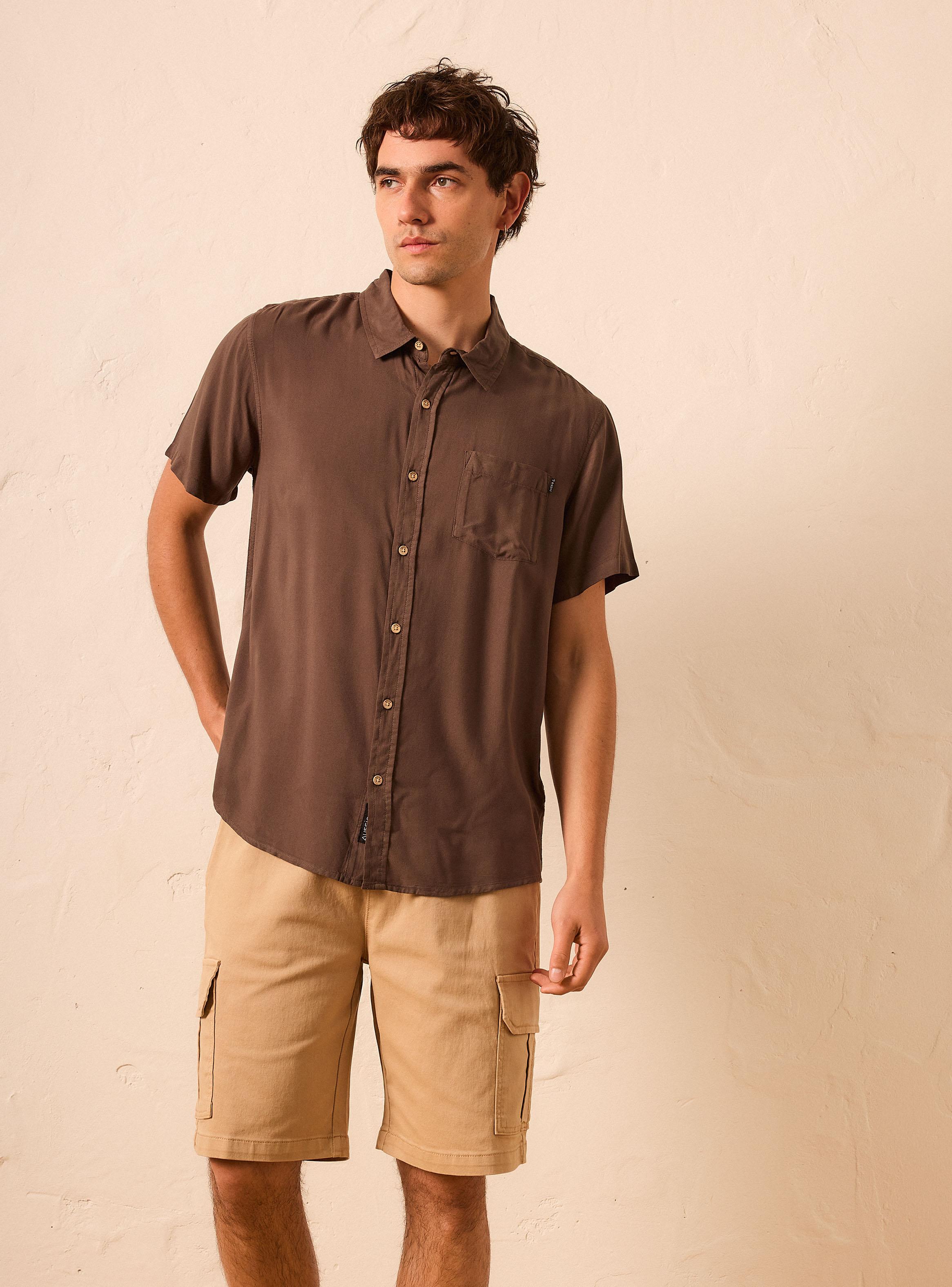 Camisa Lavado Acid Wash Relaxed Fit-0